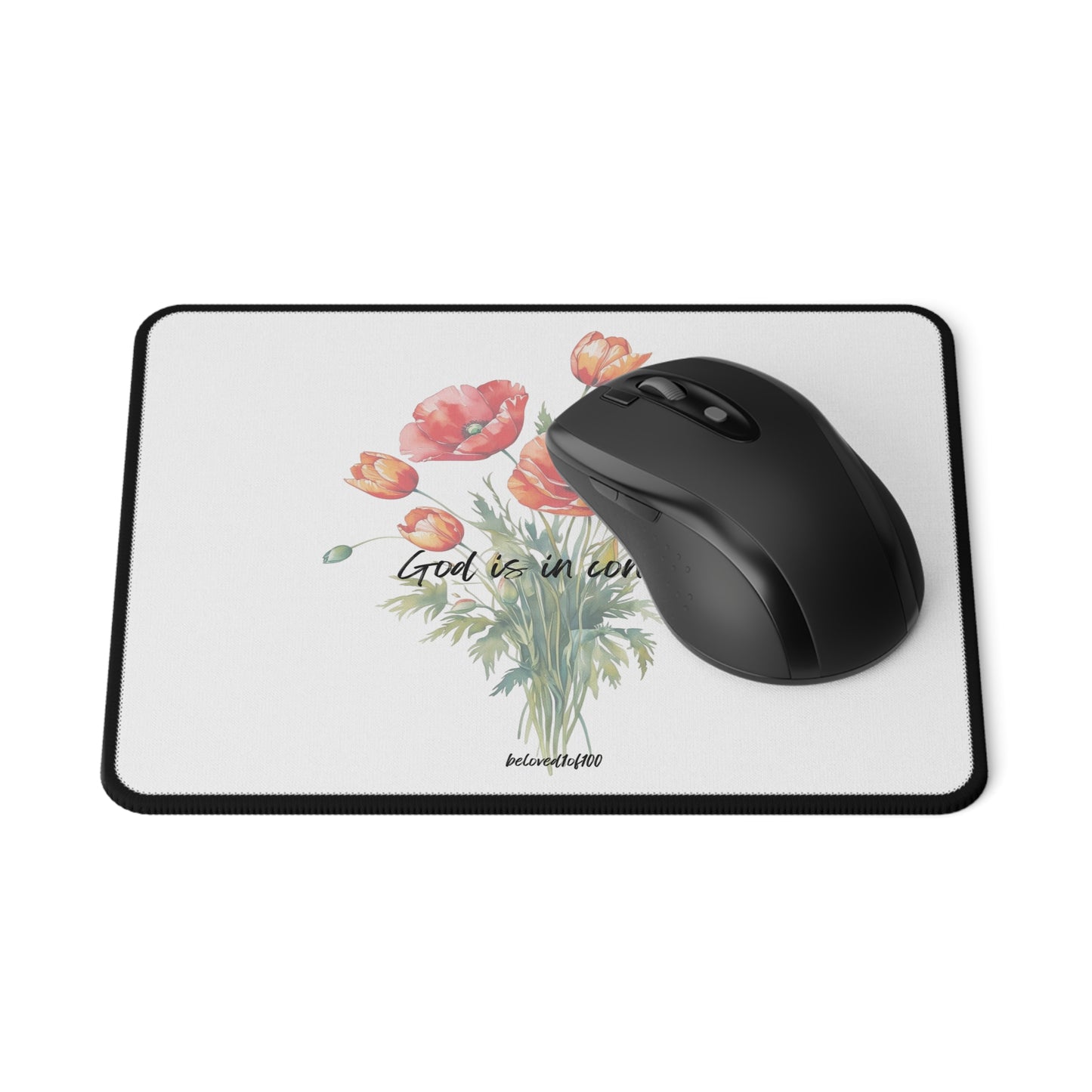 Mousepad- Poppy Tulip Pattern