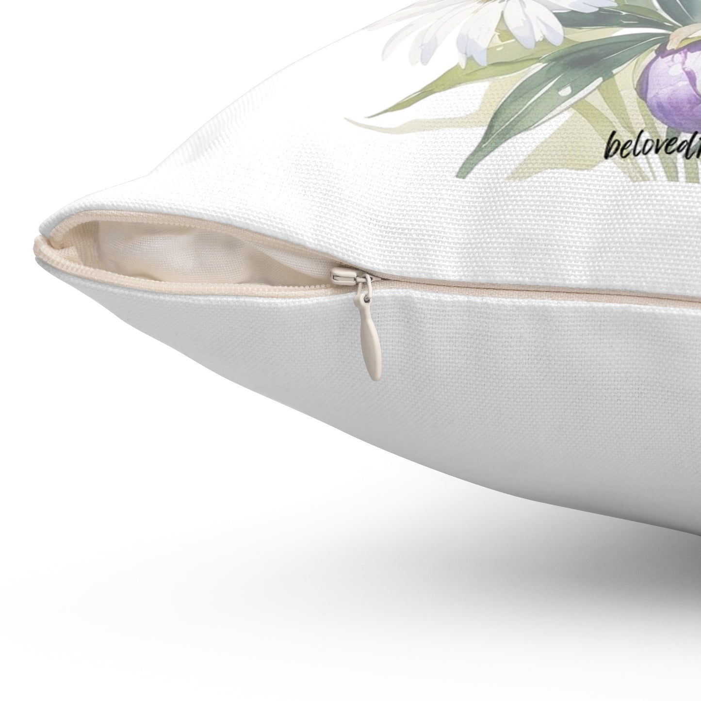 Throw Pillow- Peony Daisy Pattern