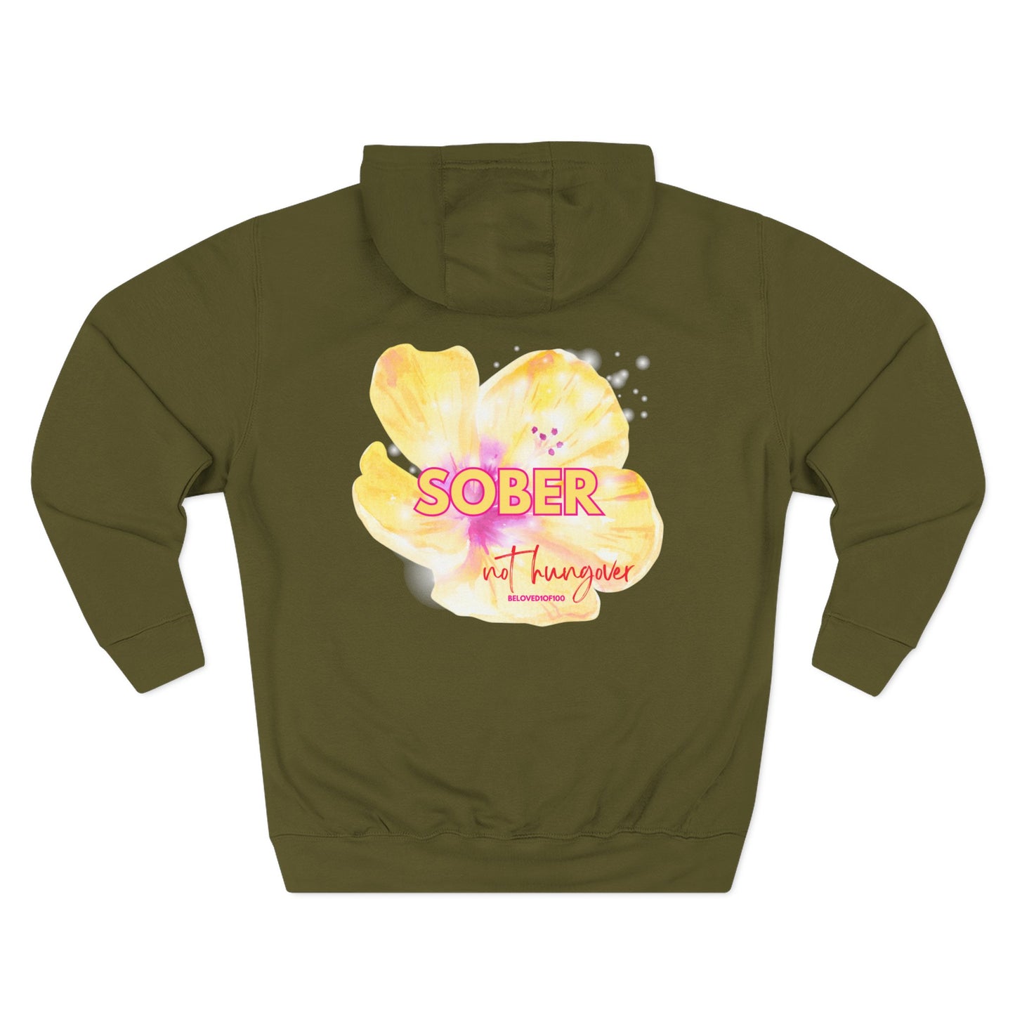 Hoodie - Sober not hungover