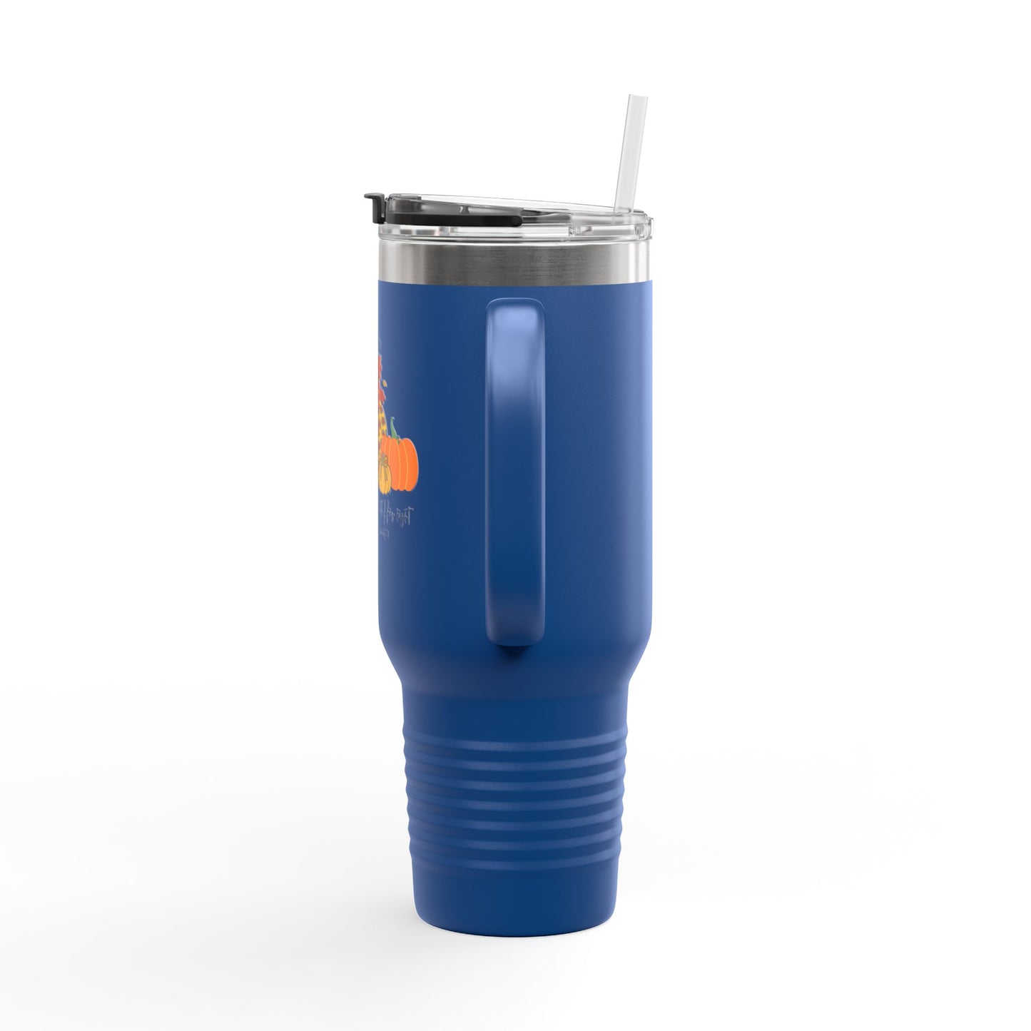 Insulated Travel Mug, 40oz - Pumpkins