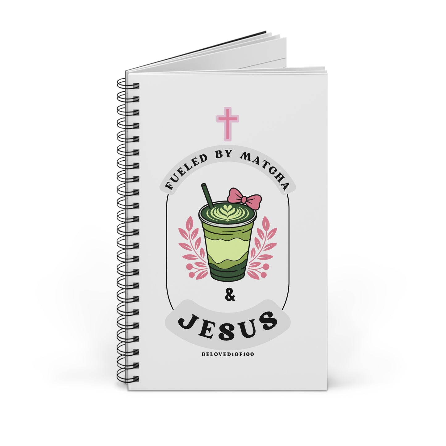Spiral Notebook- Matcha & Jesus