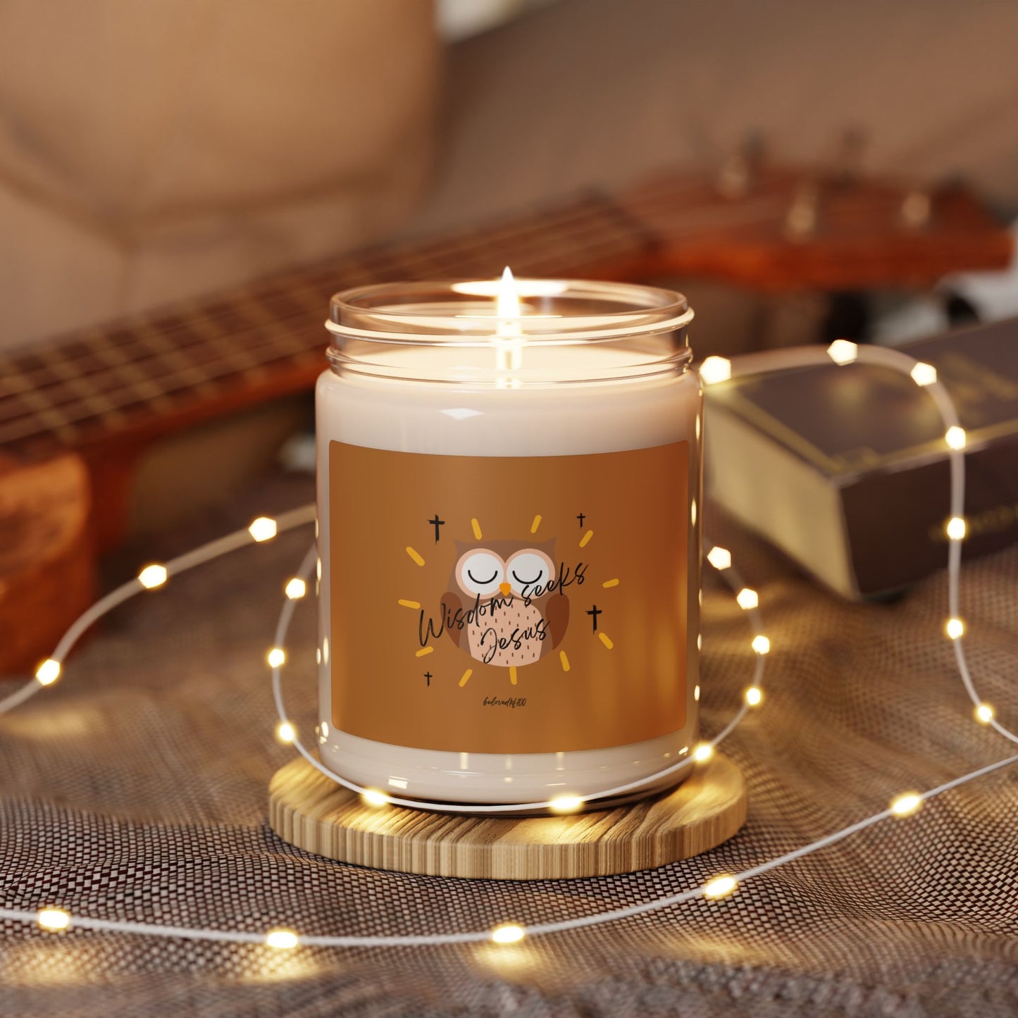 Soy Candle - Wisdom seeks Christ