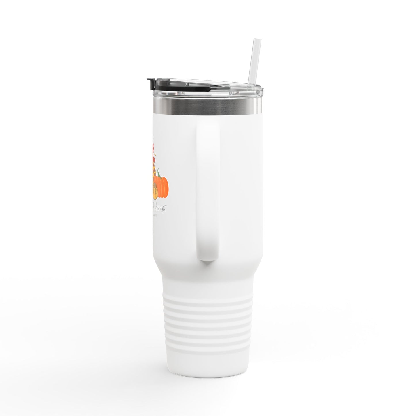 Insulated Travel Mug, 40oz - Pumpkins