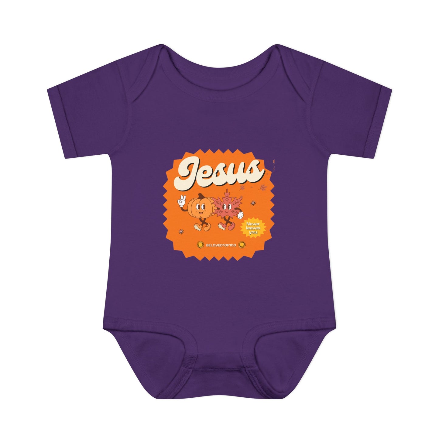Infant/Toddler Onsie - Jesus Never Leaves