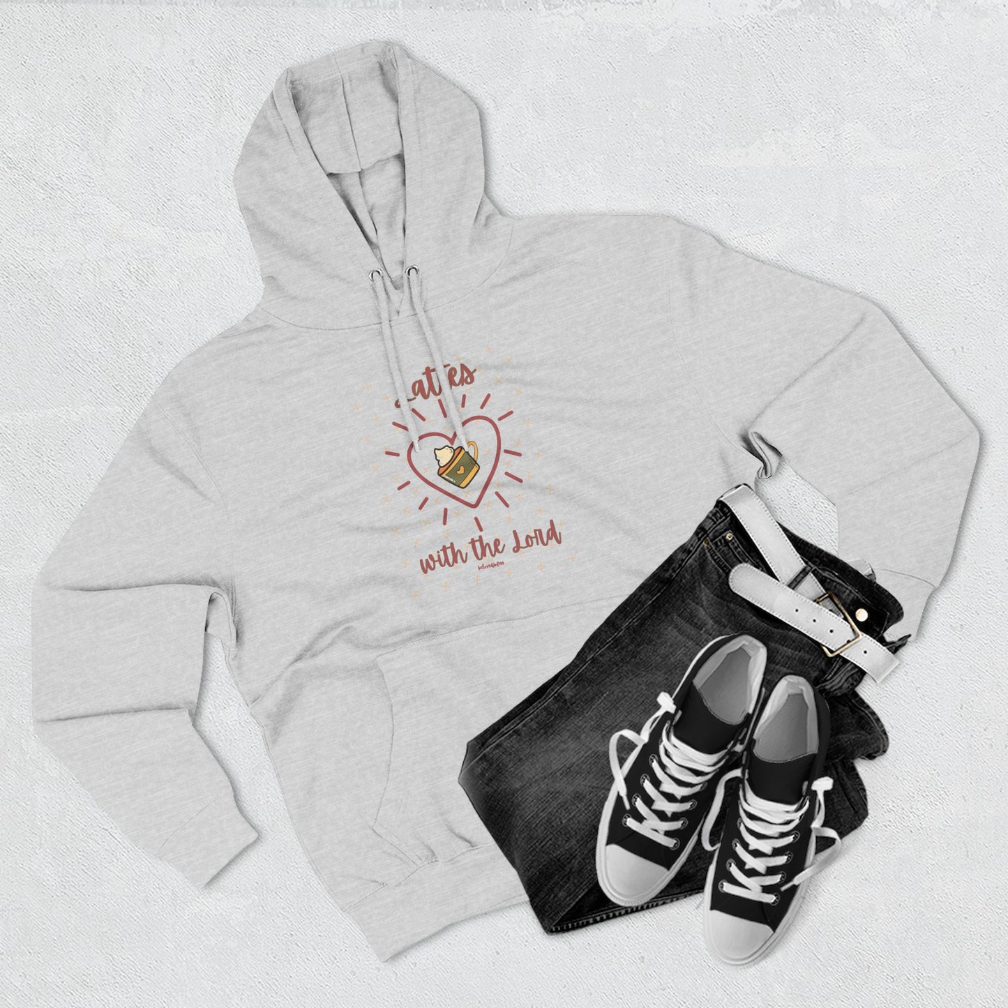 Hoodie - Lattes with the Lord
