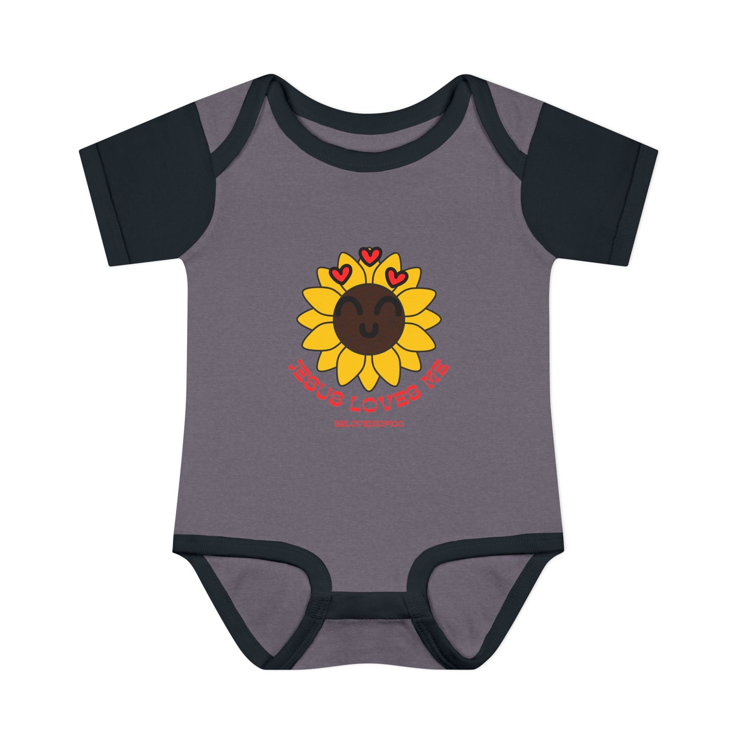 Infant/Toddler Onsie - Jesus Loves Me Sunflower