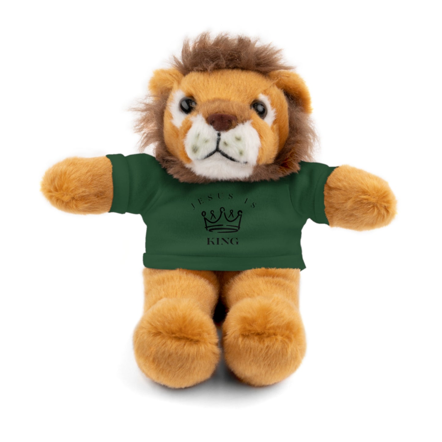 Plush Animals- Jesus is King Pattern
