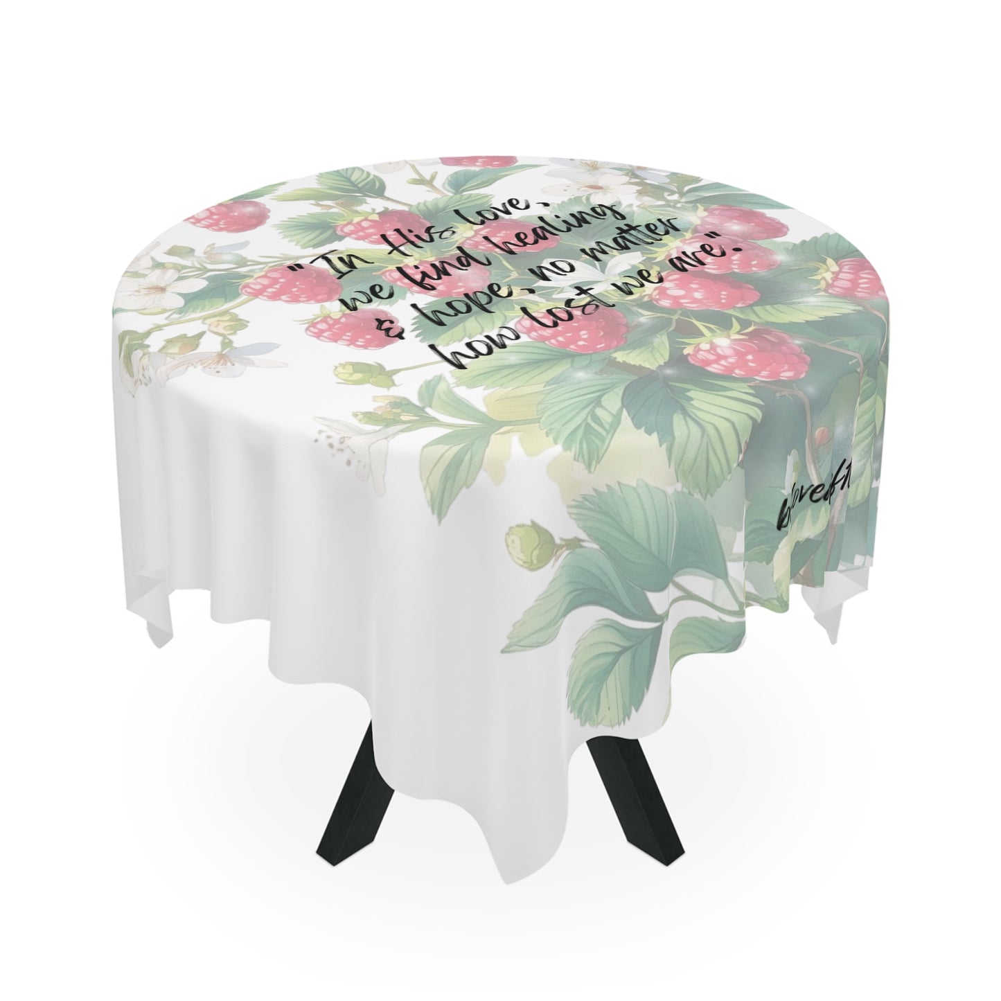 Tablecloth - Raspberry Jasmine Pattern
