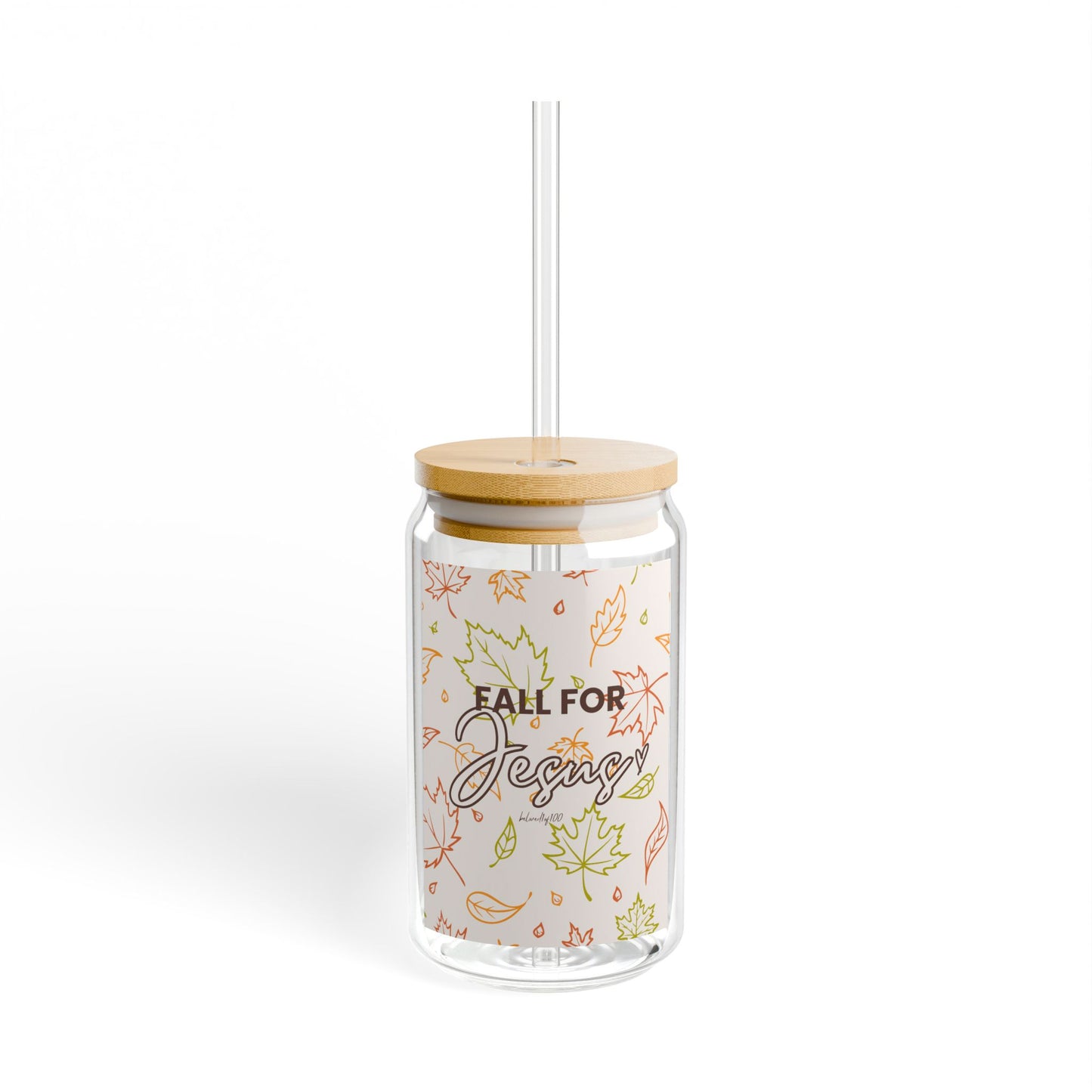Glass Cup- Fall for Jesus