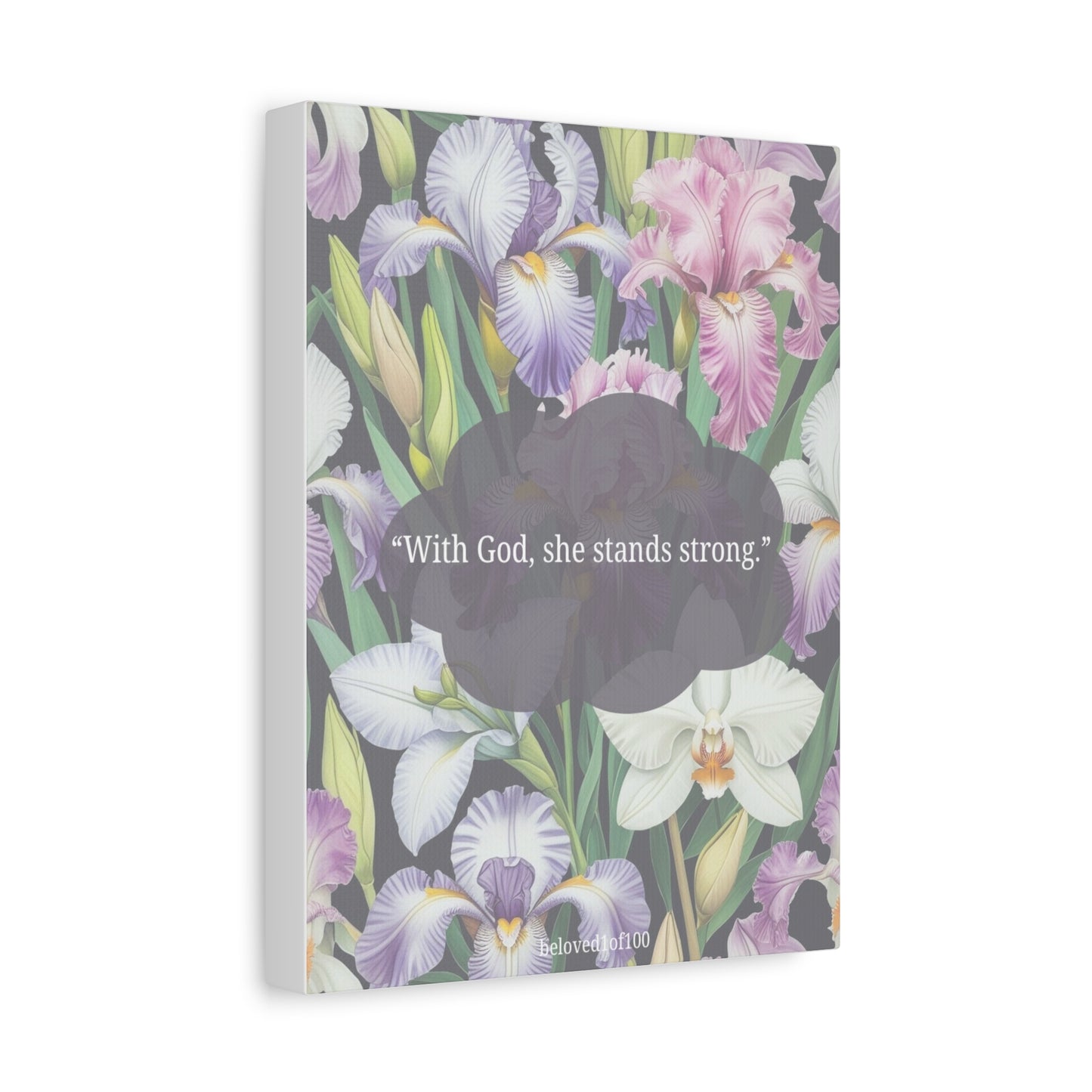 Canvas Print- Orchid Lilly Pattern