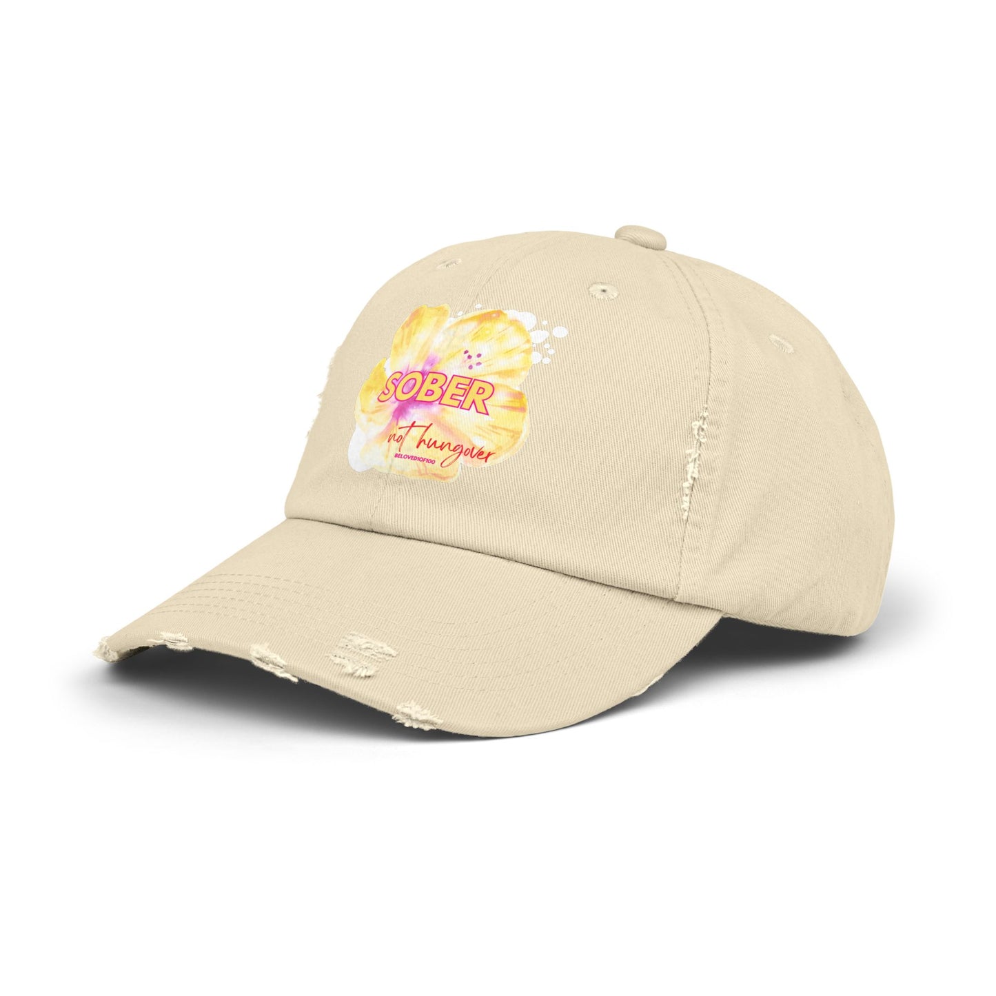 Distressed Cap - Sober not hungover