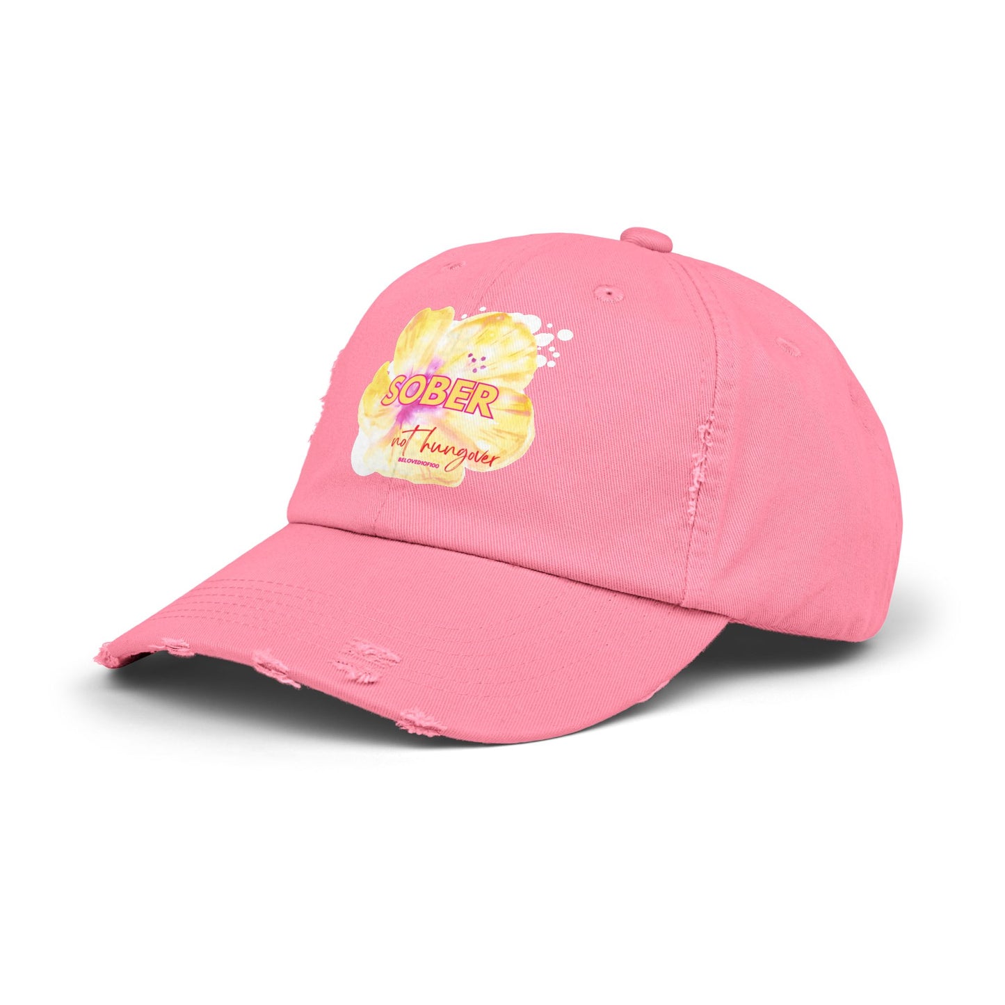 Distressed Cap - Sober not hungover