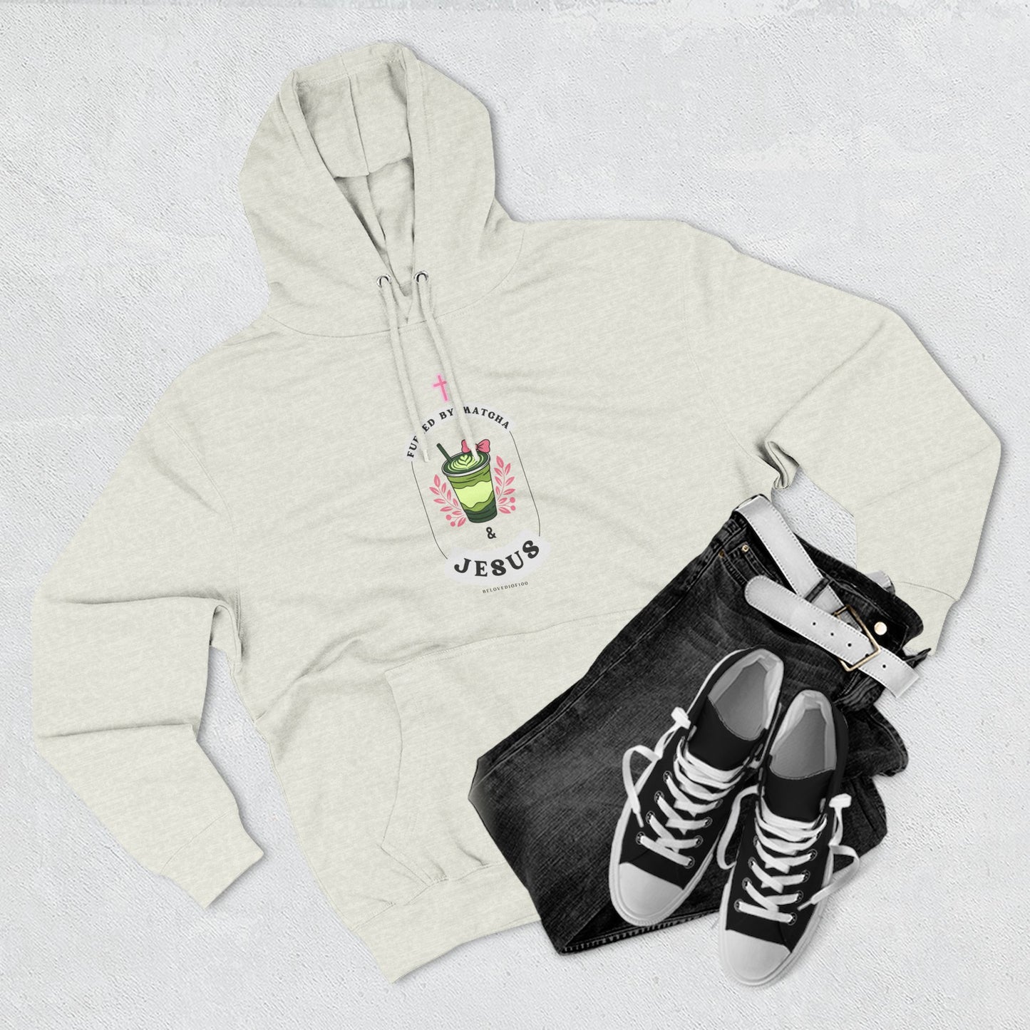 Hoodie - Matcha & Jesus
