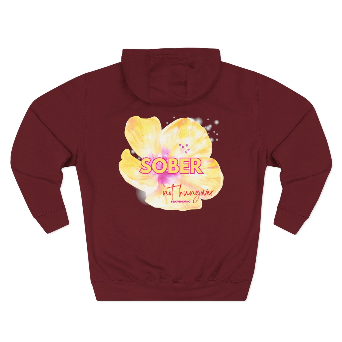 Hoodie - Sober not hungover