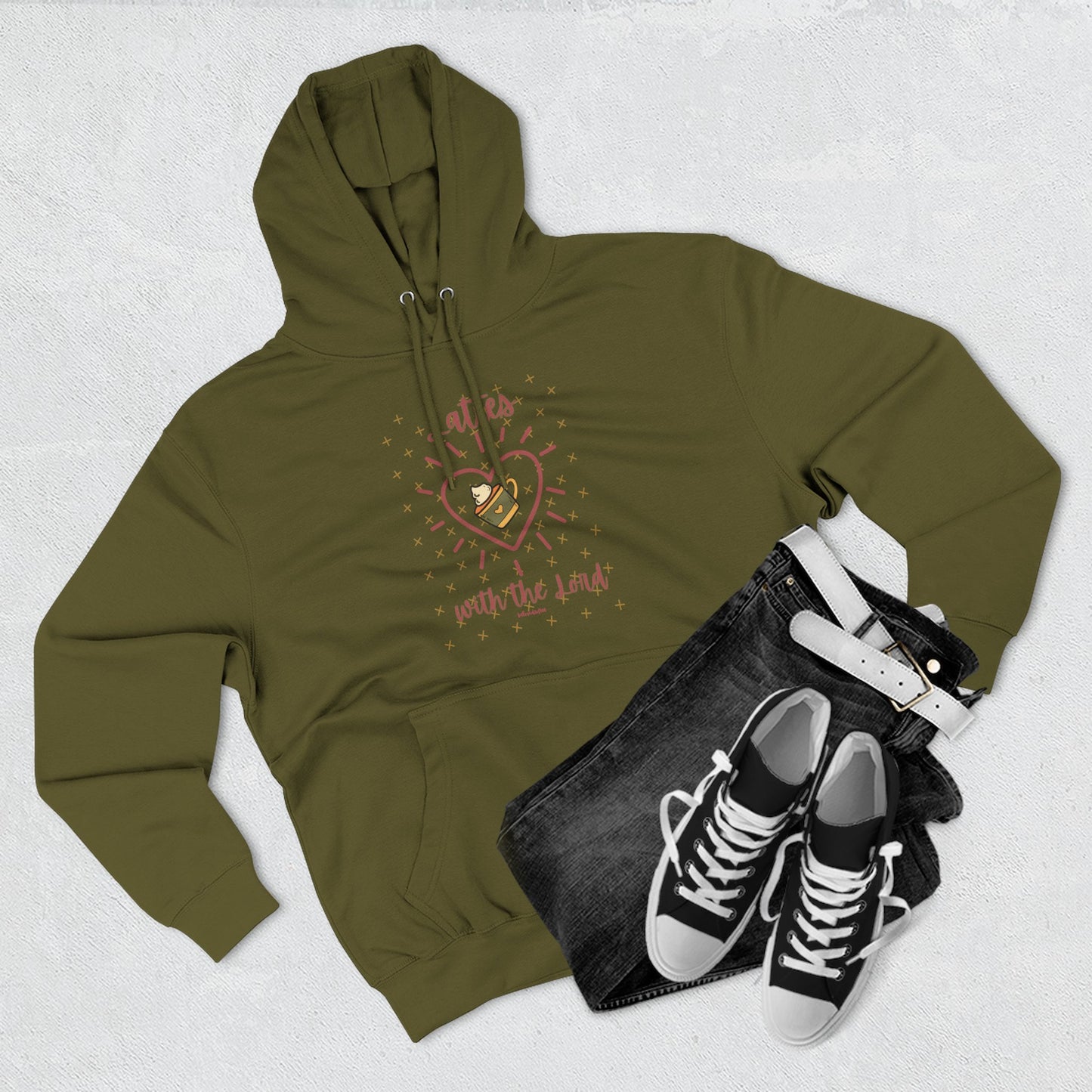 Hoodie - Lattes with the Lord