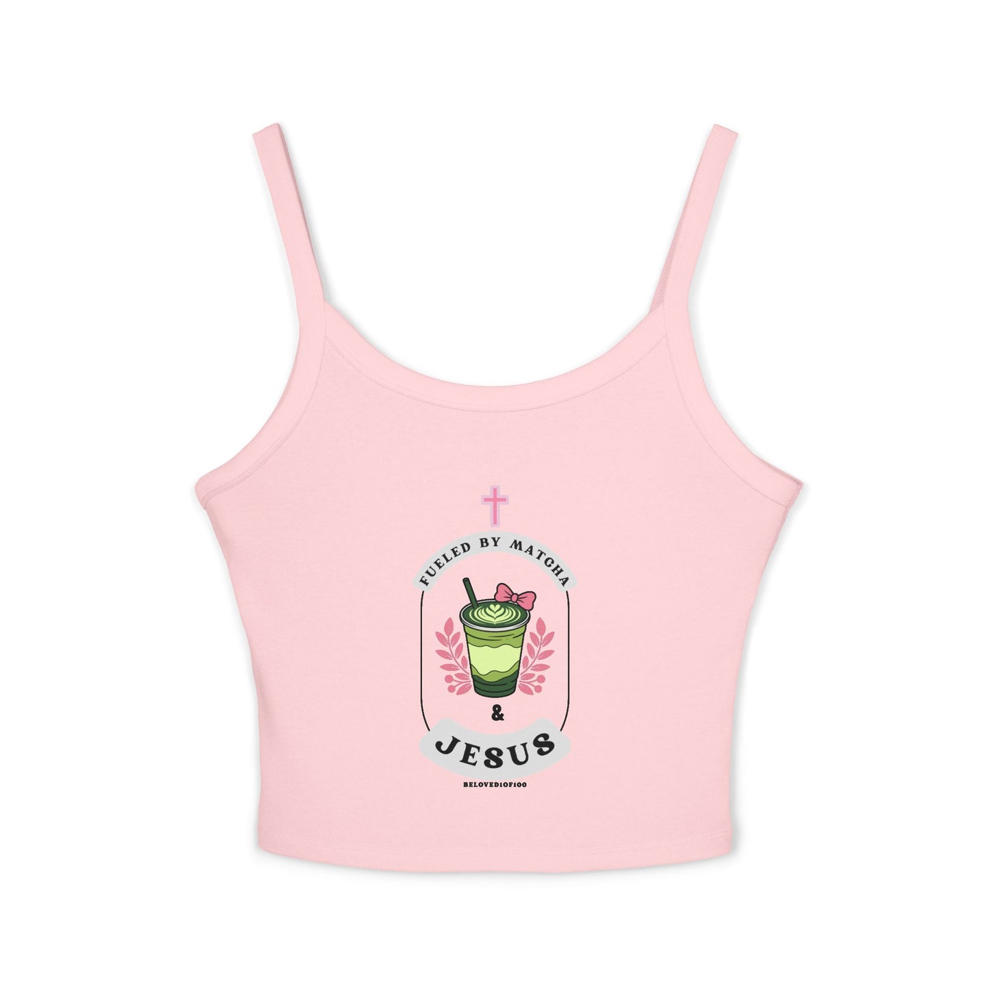 Spaghetti Strap - Matcha & Jesus