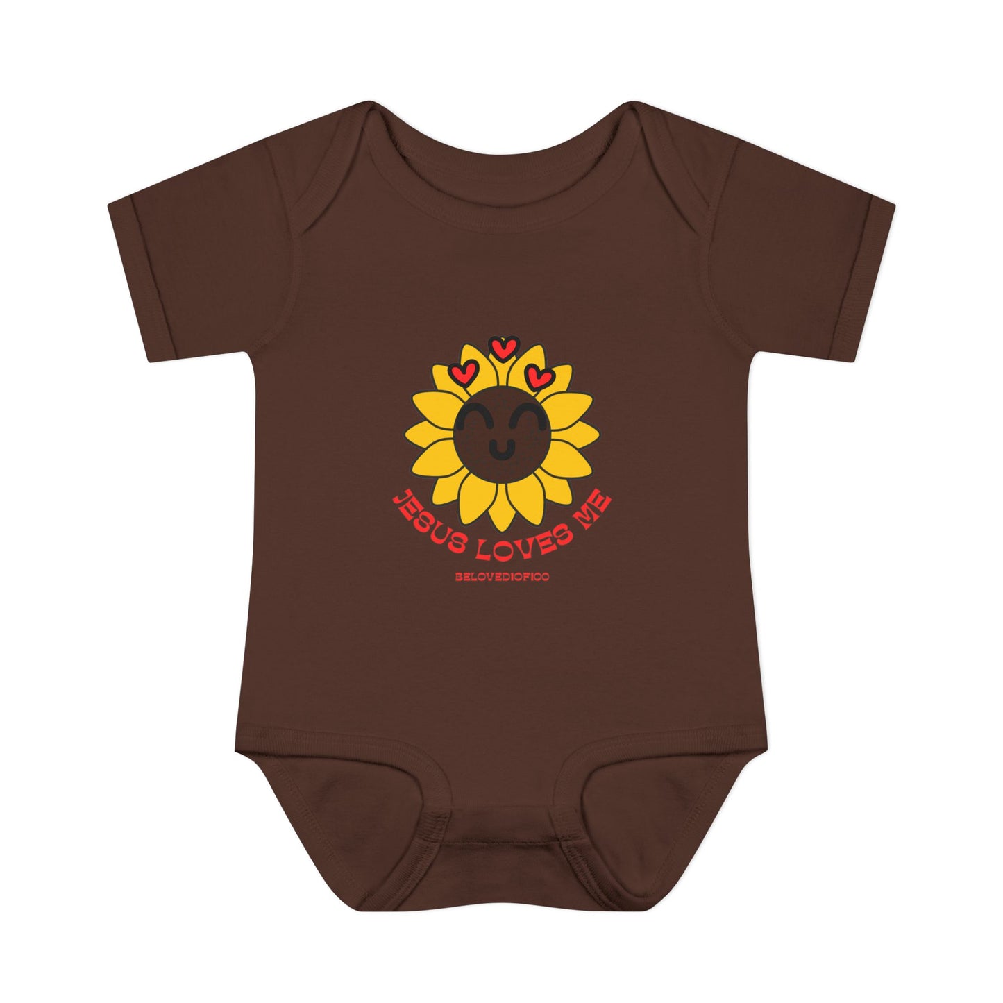 Infant/Toddler Onsie - Jesus Loves Me Sunflower