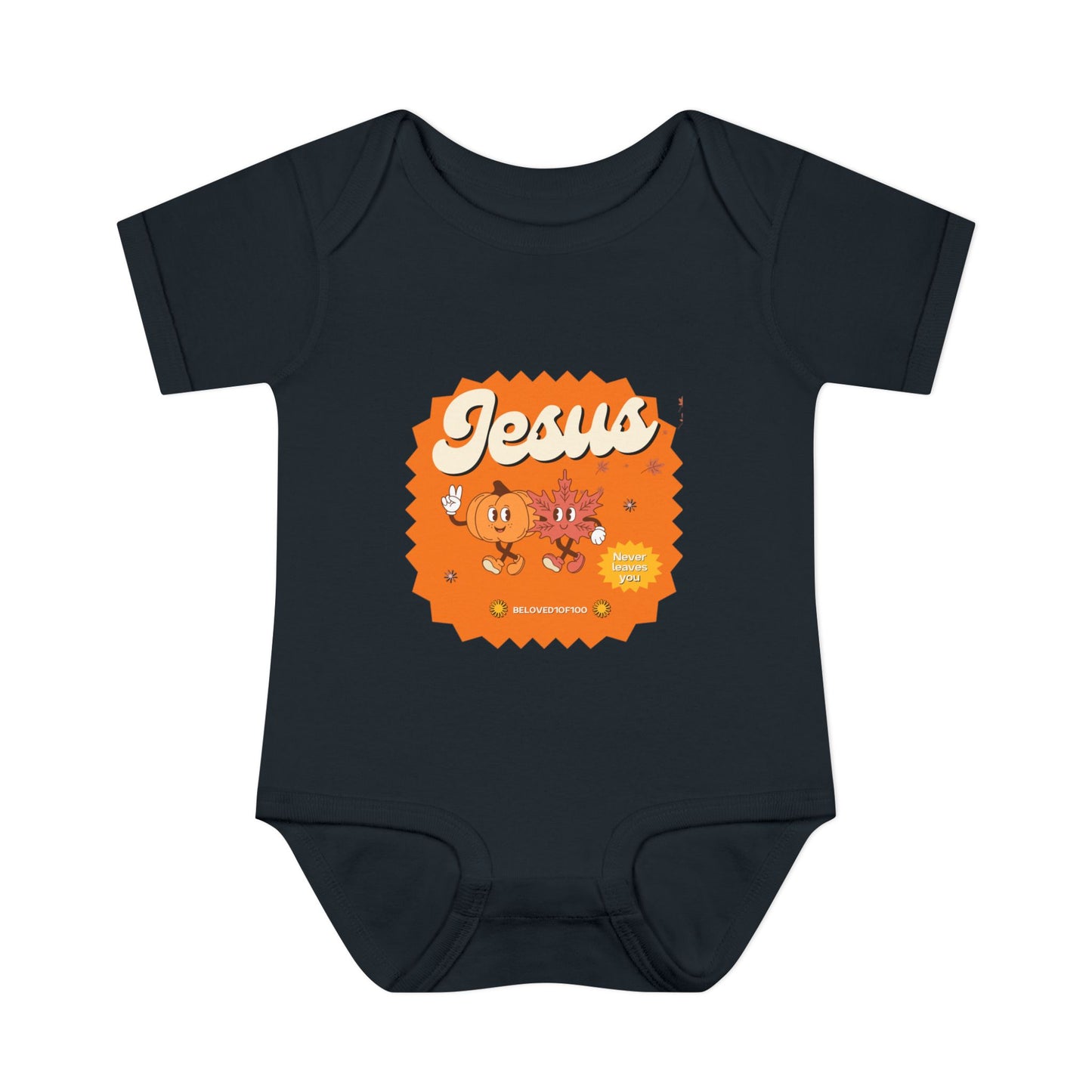 Infant/Toddler Onsie - Jesus Never Leaves