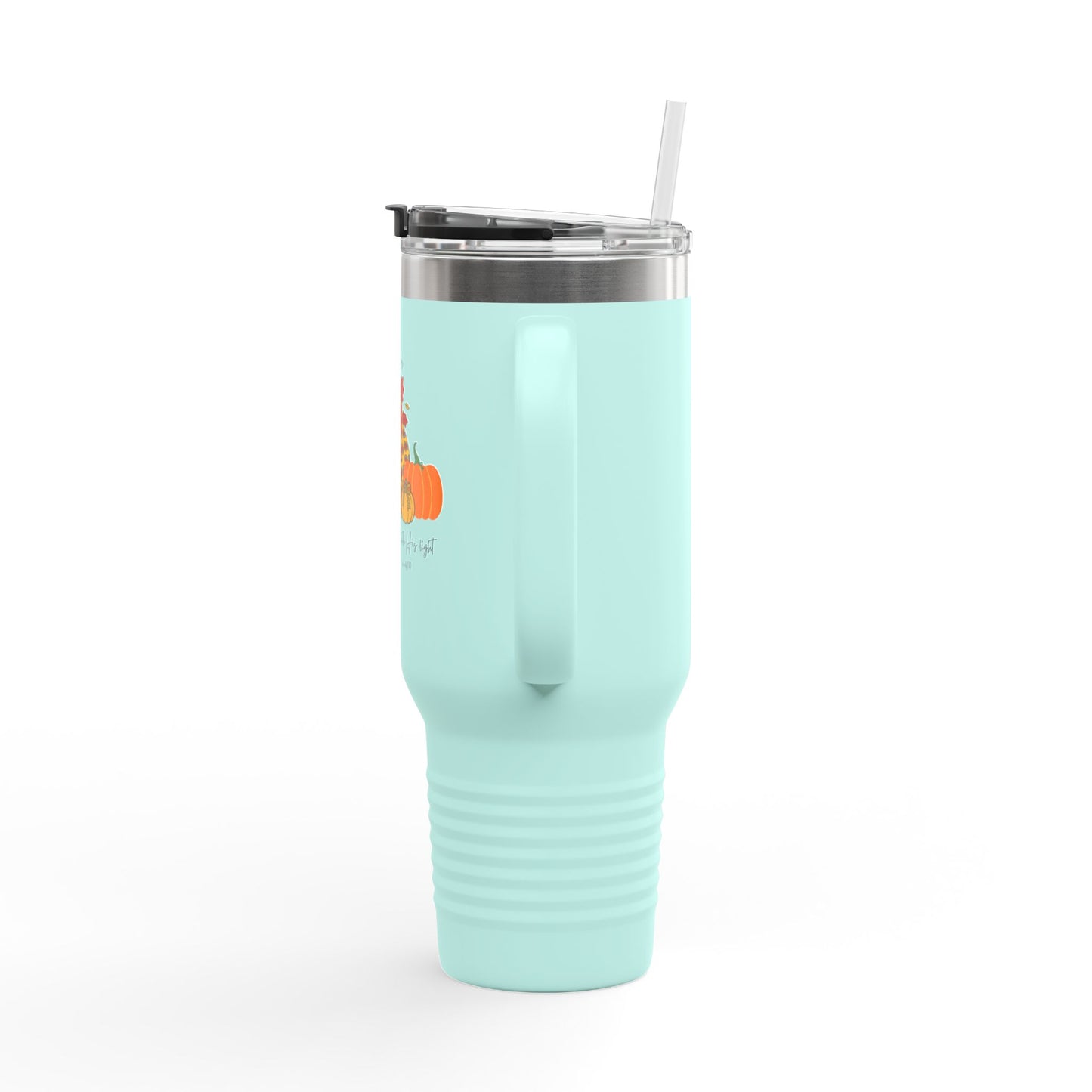 Insulated Travel Mug, 40oz - Pumpkins