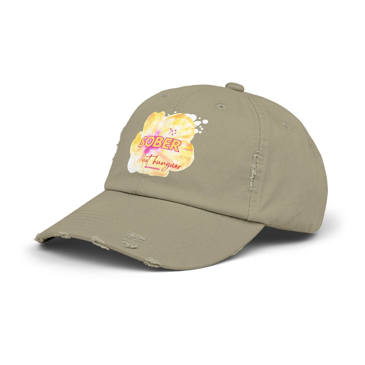 Distressed Cap - Sober not hungover