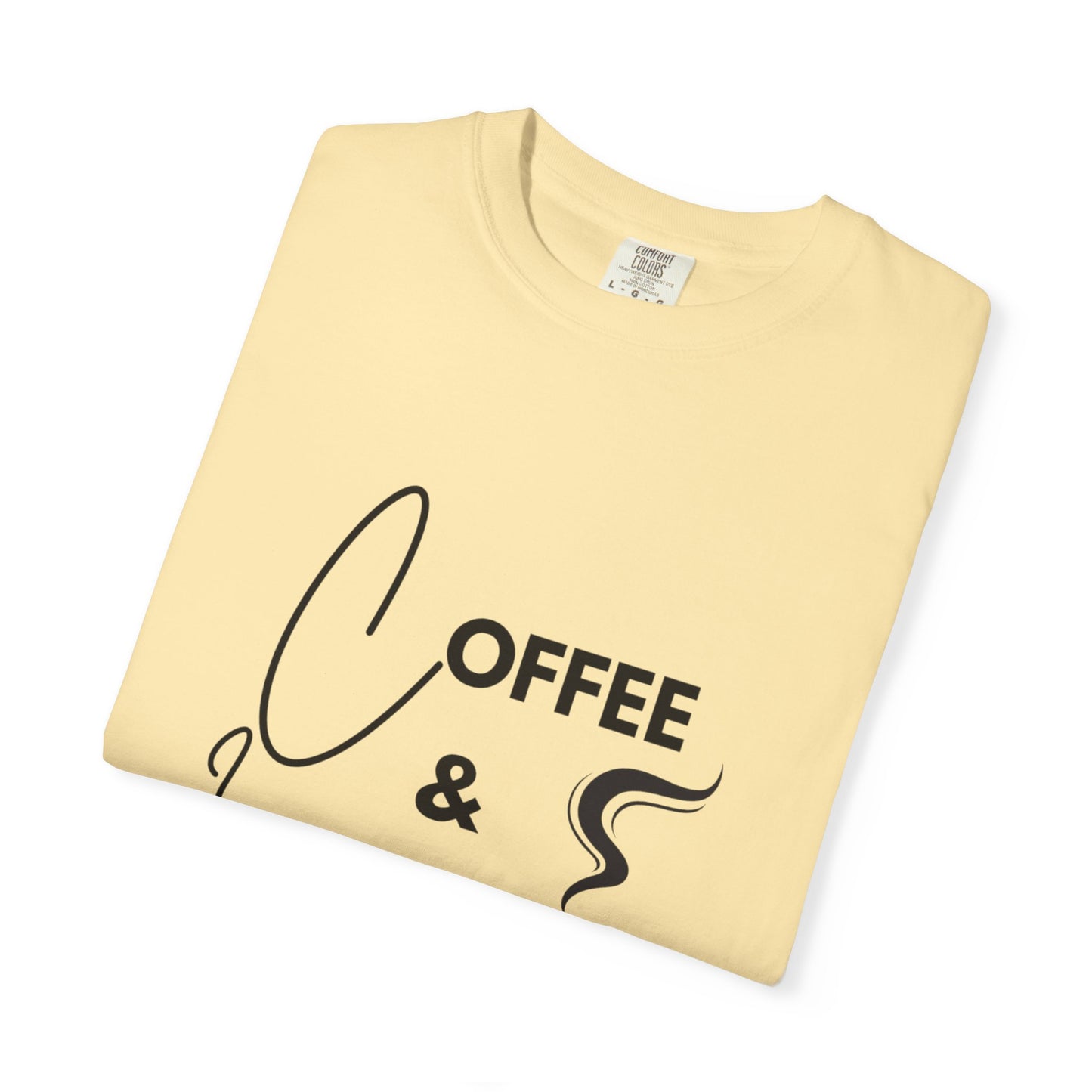 Adult Tee - Coffee & Jesus Pattern
