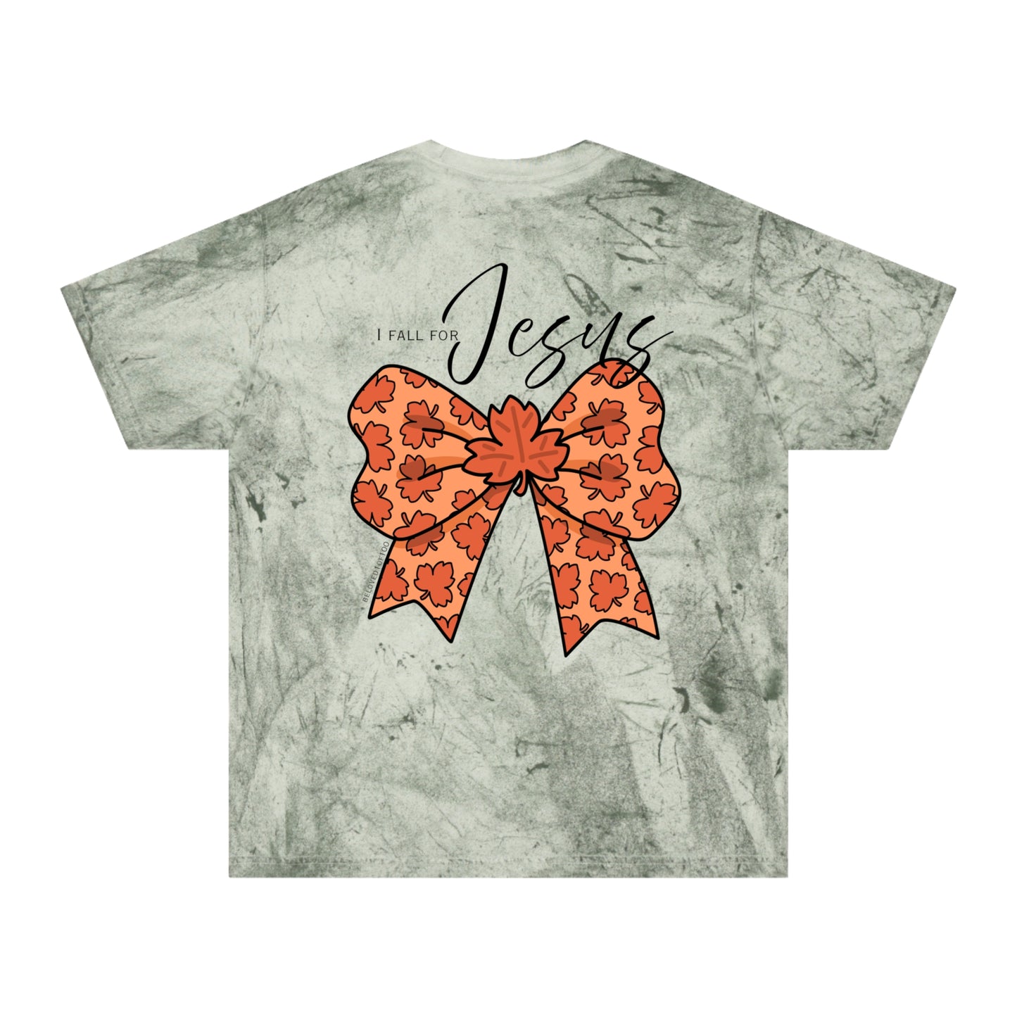 Adult Tee Color Blast - I FALL FOR JESUS