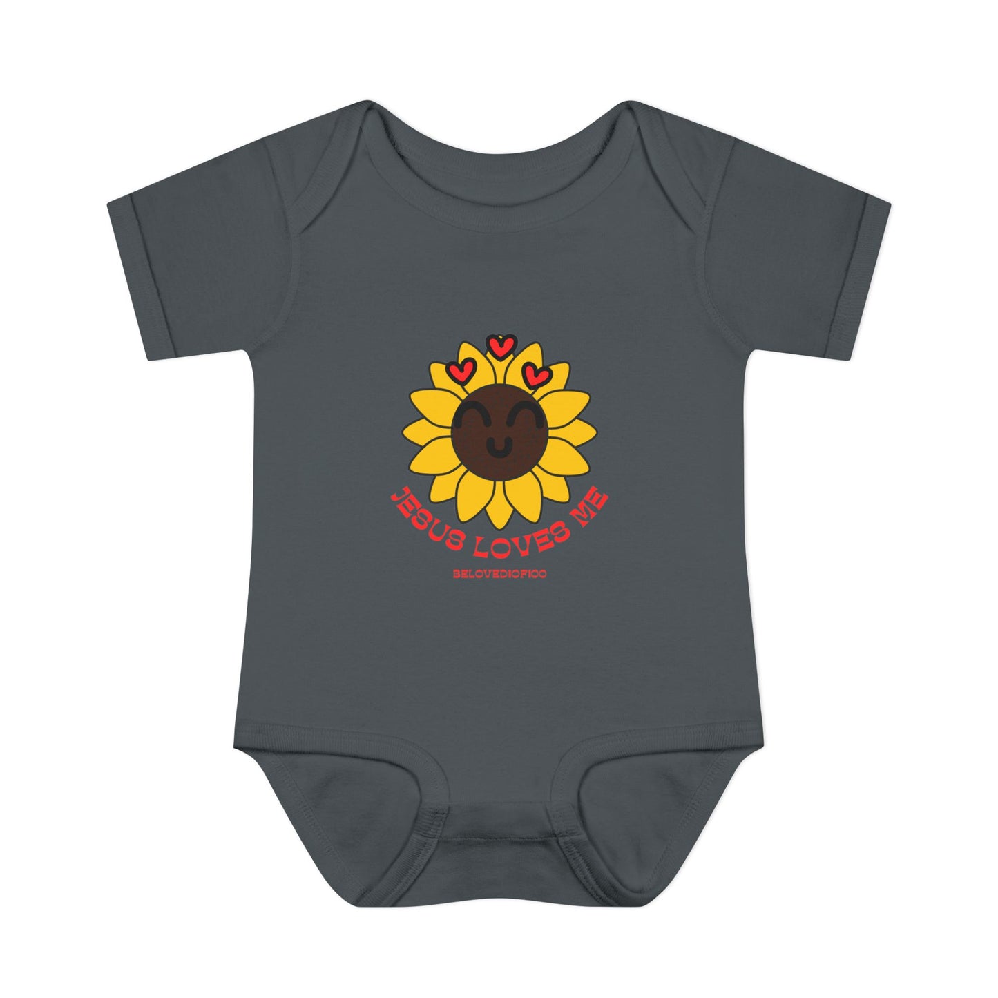 Infant/Toddler Onsie - Jesus Loves Me Sunflower