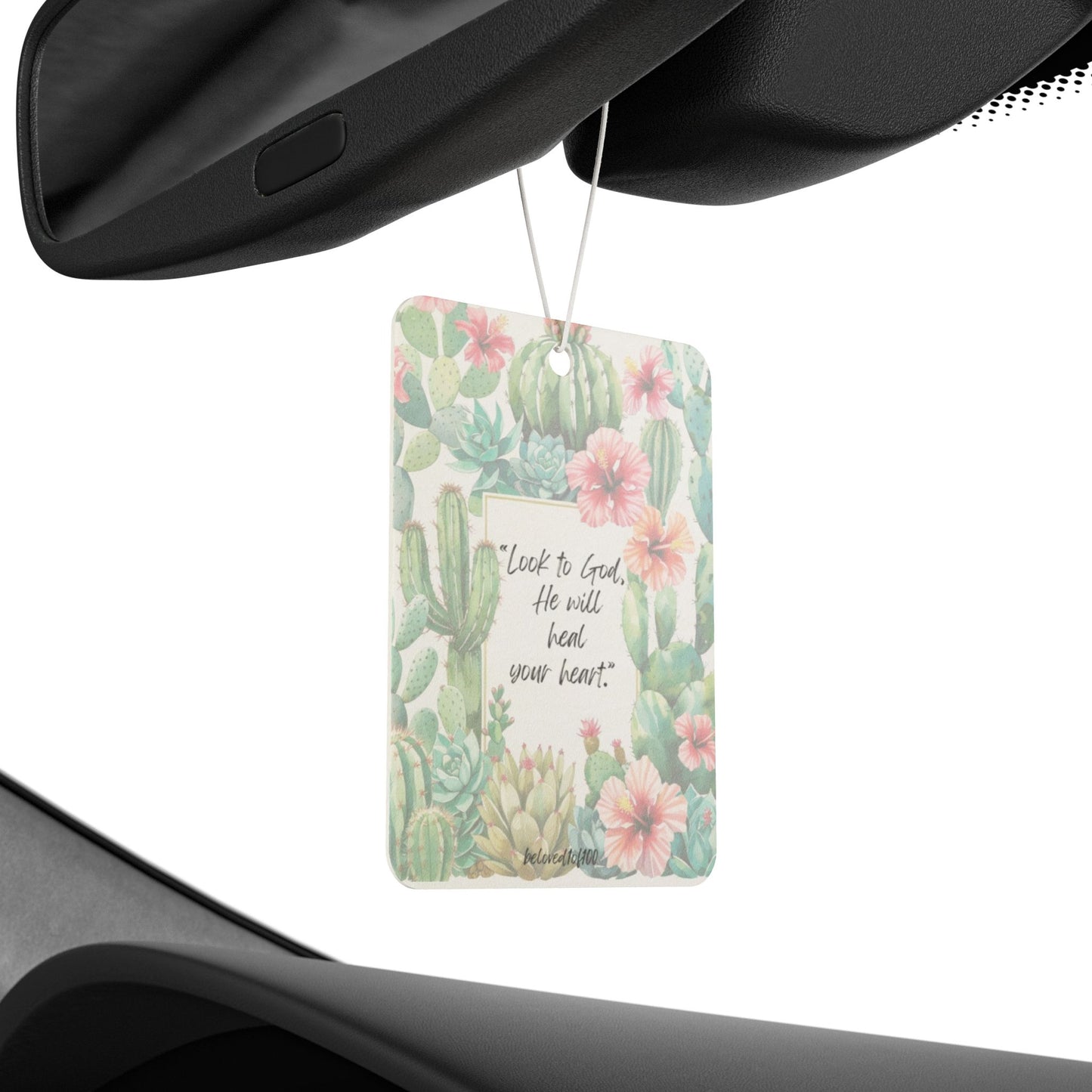 Air Freshener- Cactus Hibiscus Pattern