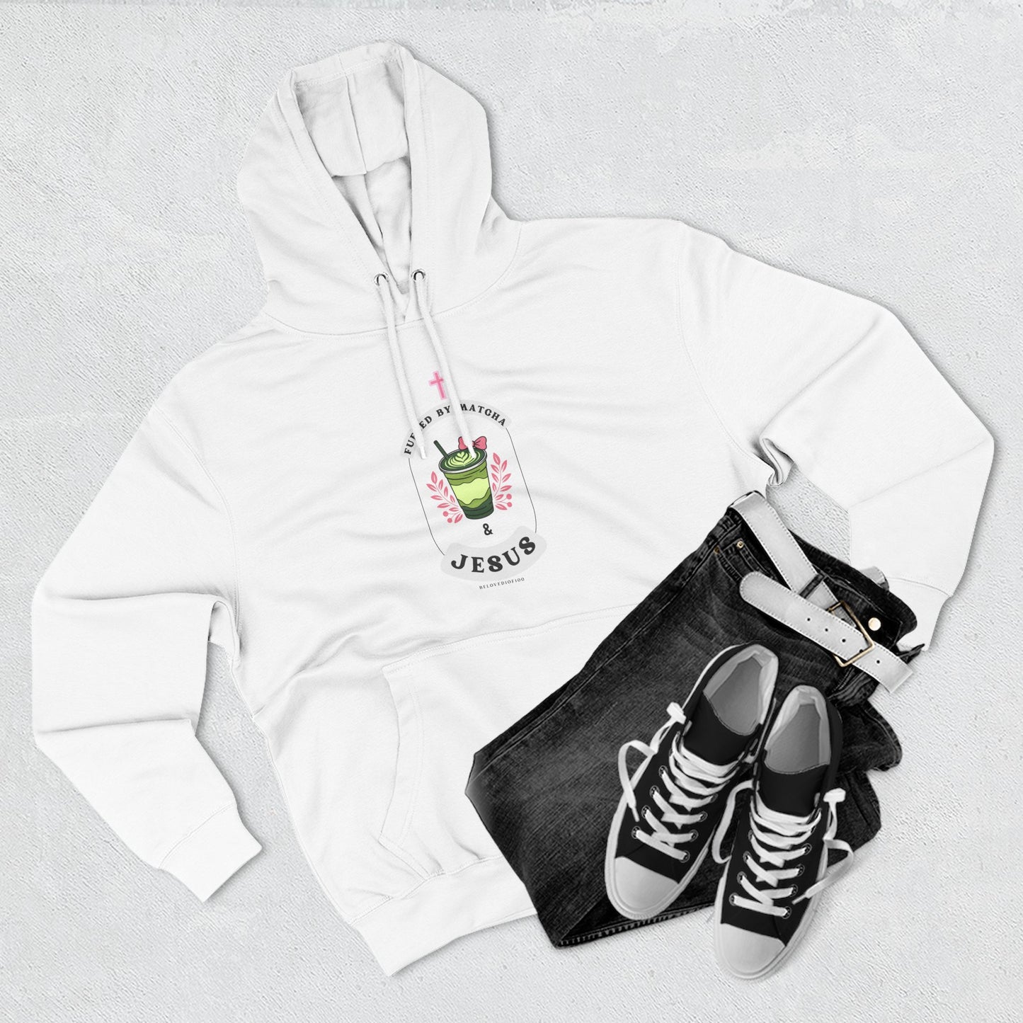 Hoodie - Matcha & Jesus