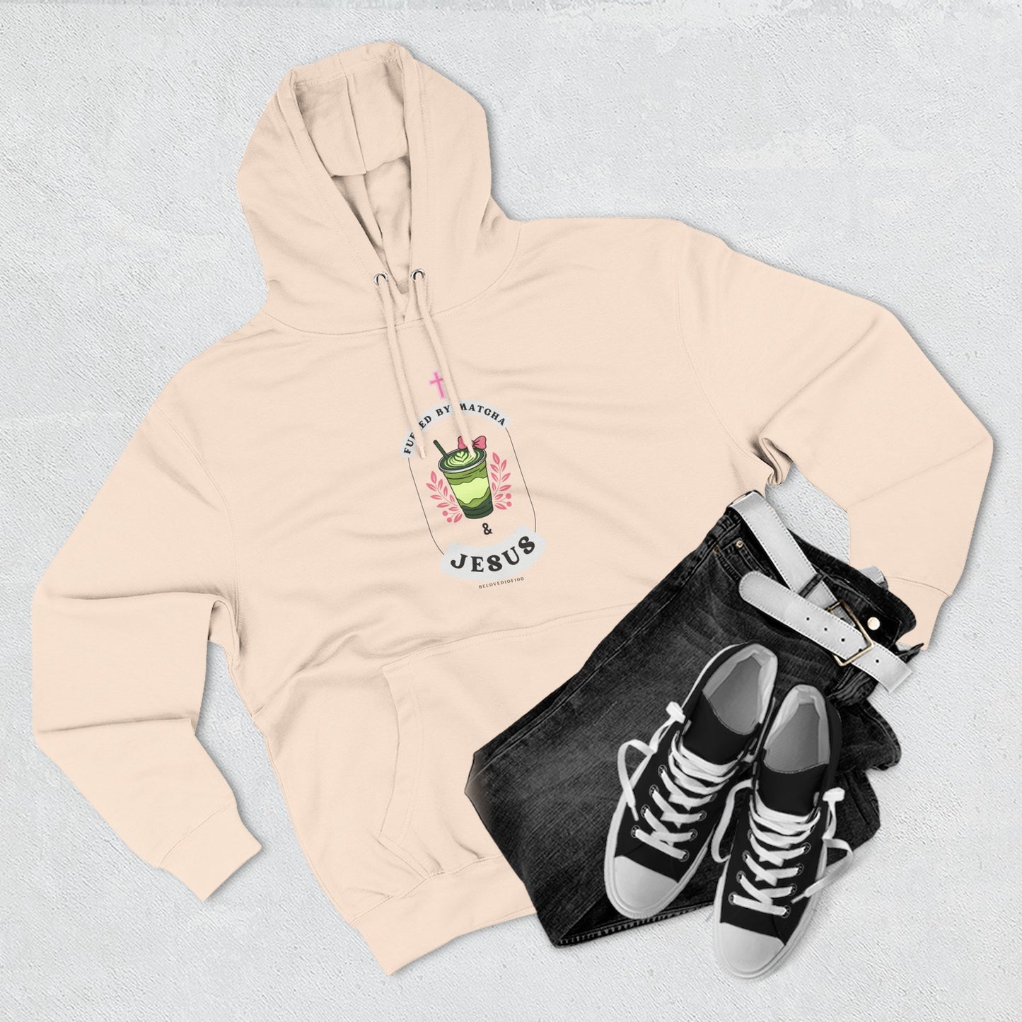 Hoodie - Matcha & Jesus