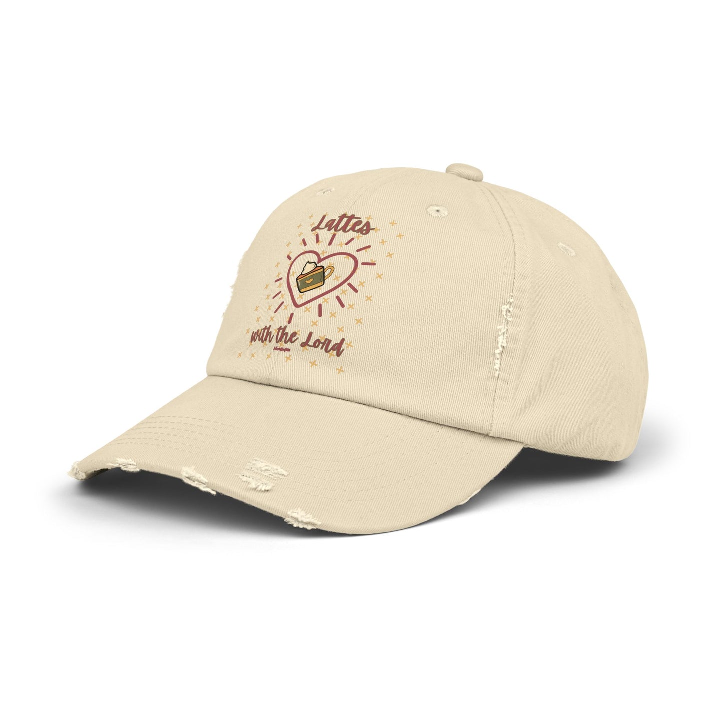 Distressed Cap - Lattes with the Lord