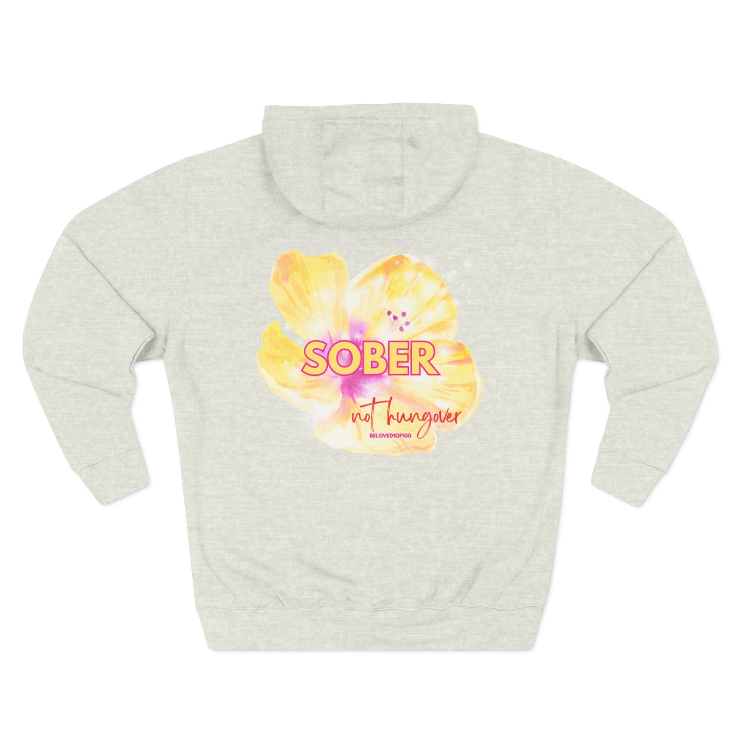 Hoodie - Sober not hungover