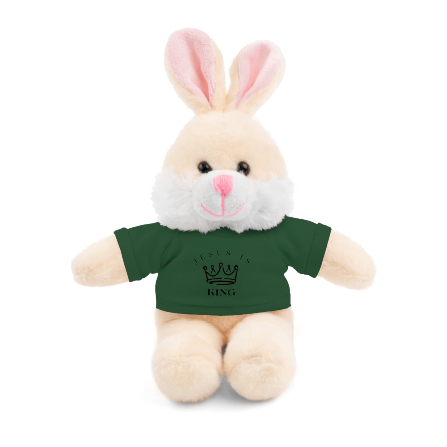 Plush Animals- Jesus is King Pattern
