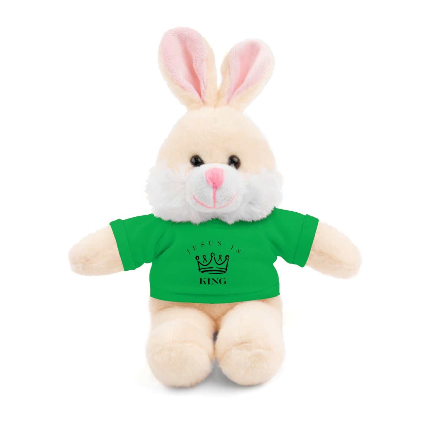 Plush Animals- Jesus is King Pattern