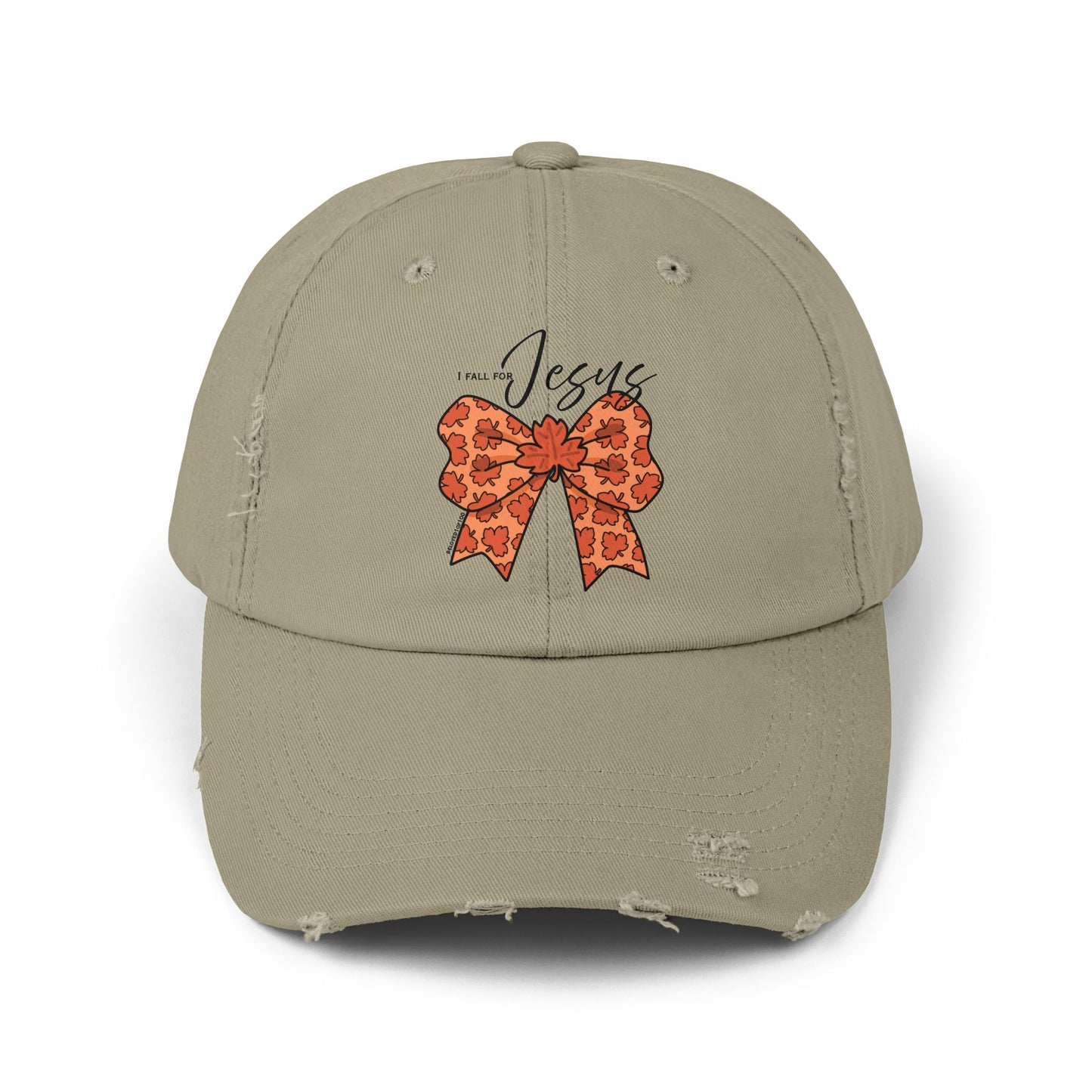 Distressed Cap - I FALL FOR JESUS