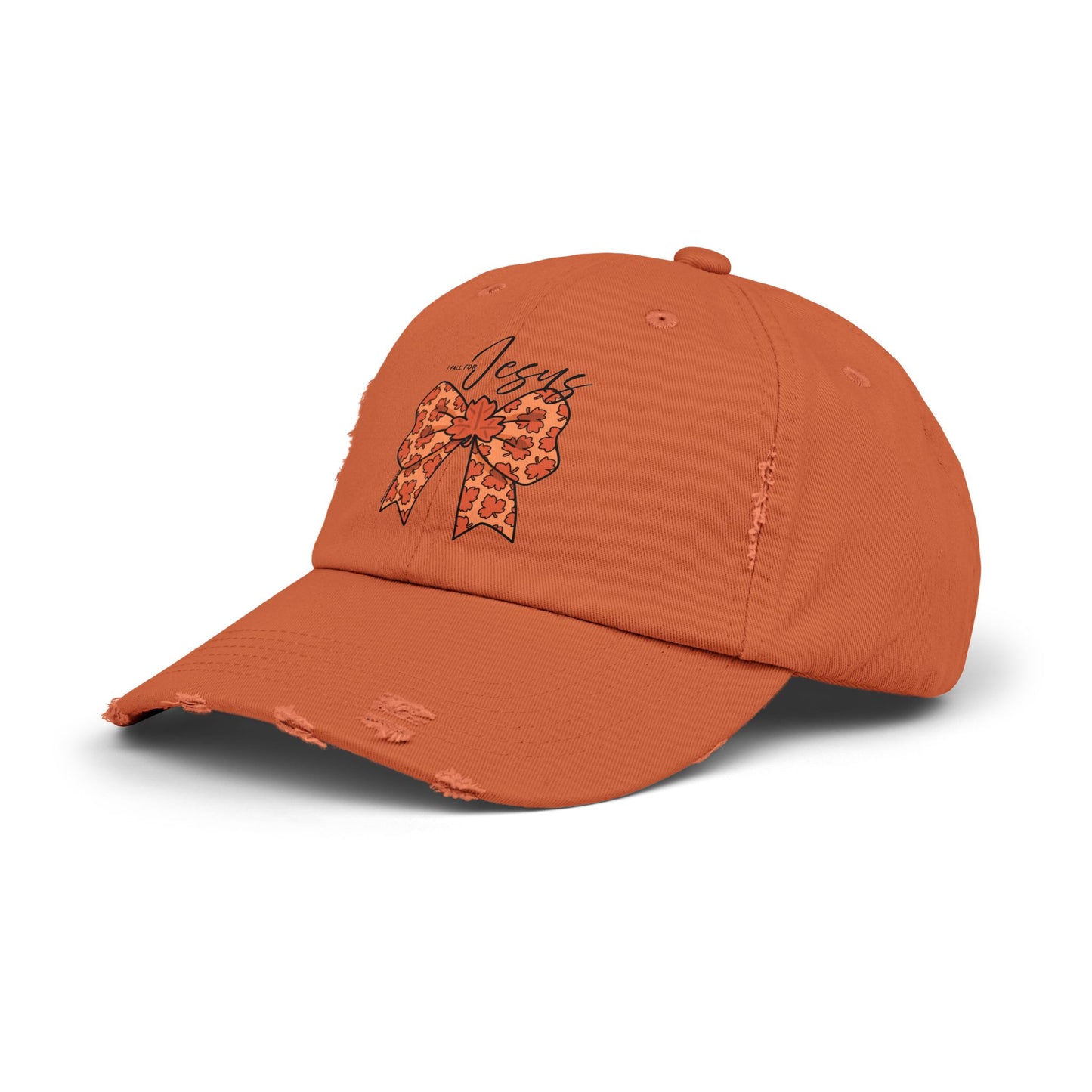 Distressed Cap - I FALL FOR JESUS