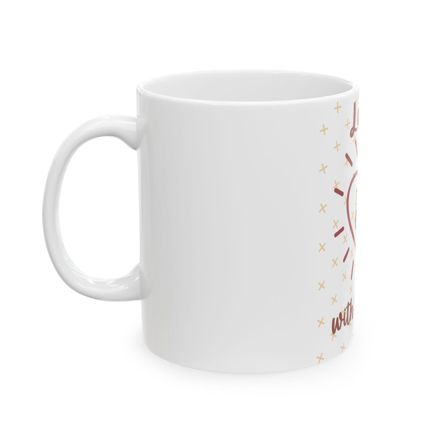 Ceramic Mug- Lattes with the Lord