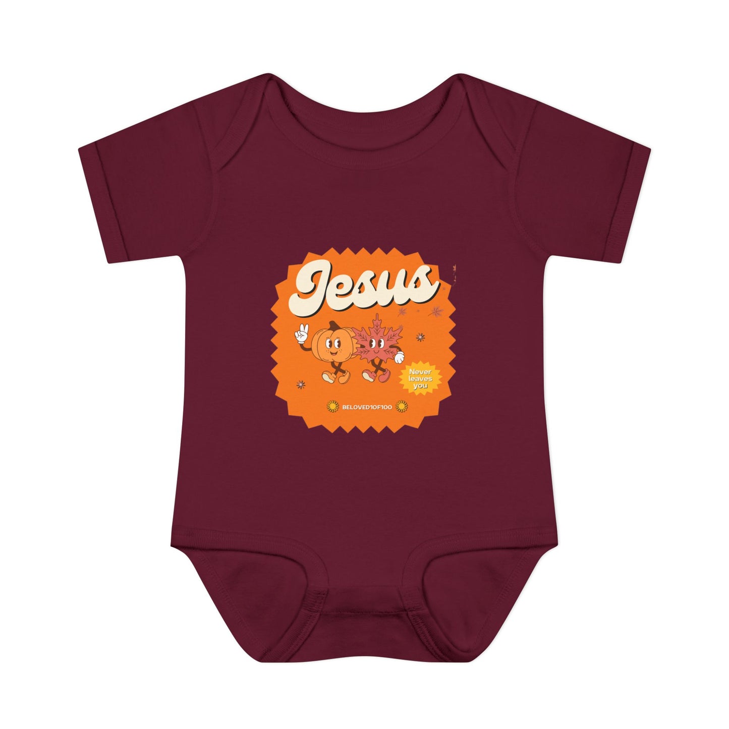 Infant/Toddler Onsie - Jesus Never Leaves