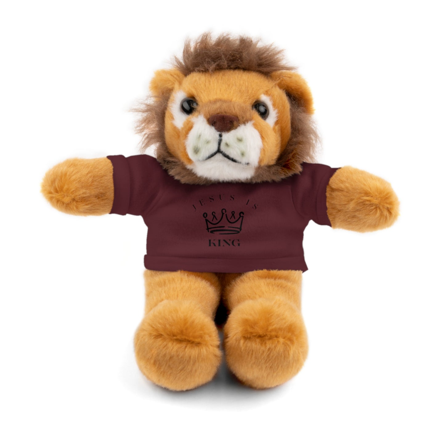 Plush Animals- Jesus is King Pattern