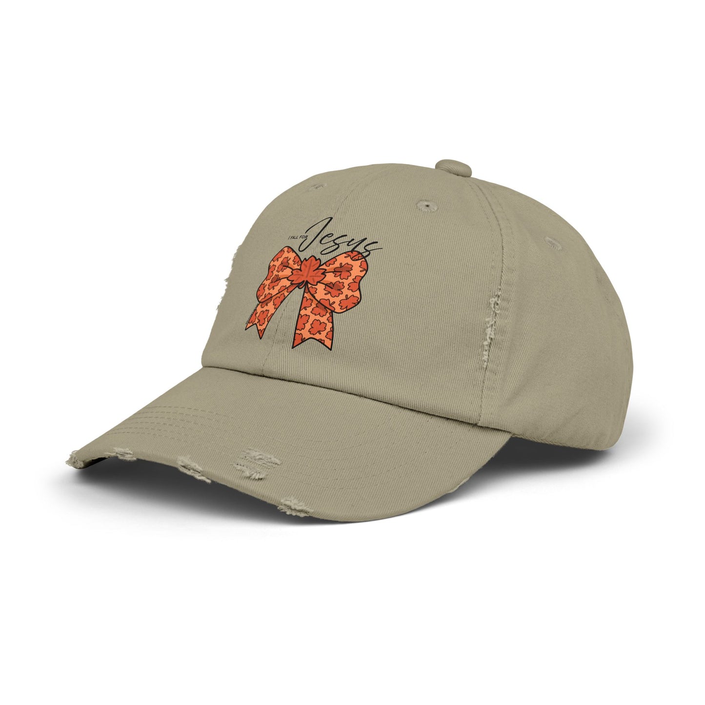 Distressed Cap - I FALL FOR JESUS