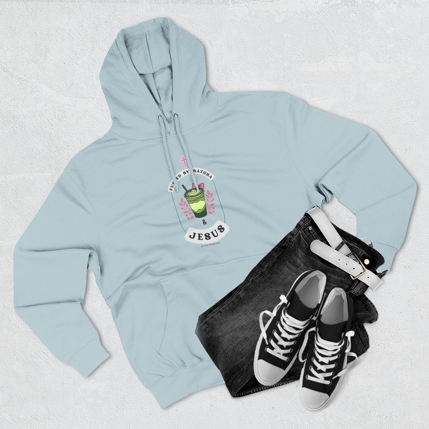 Hoodie - Matcha & Jesus
