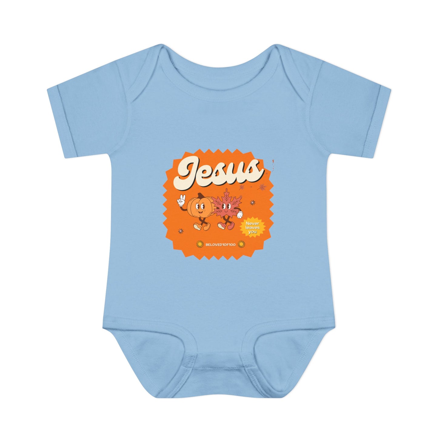 Infant/Toddler Onsie - Jesus Never Leaves