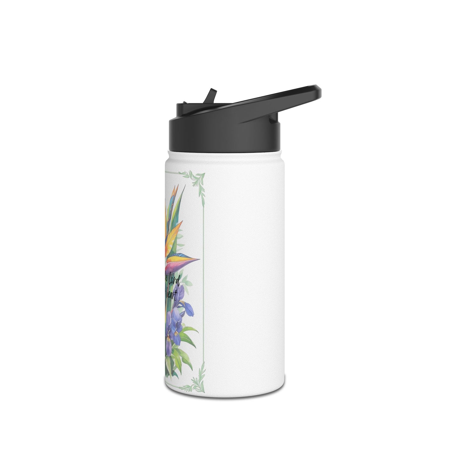 Tumbler- Bird of Paradise African Violet Pattern