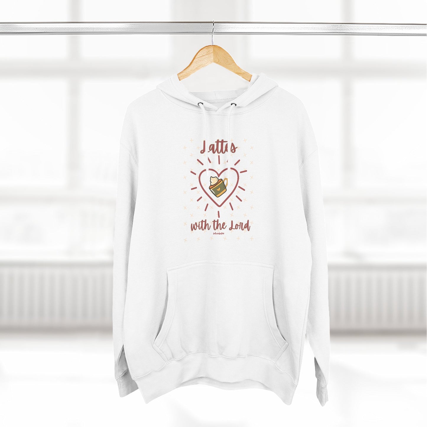 Hoodie - Lattes with the Lord