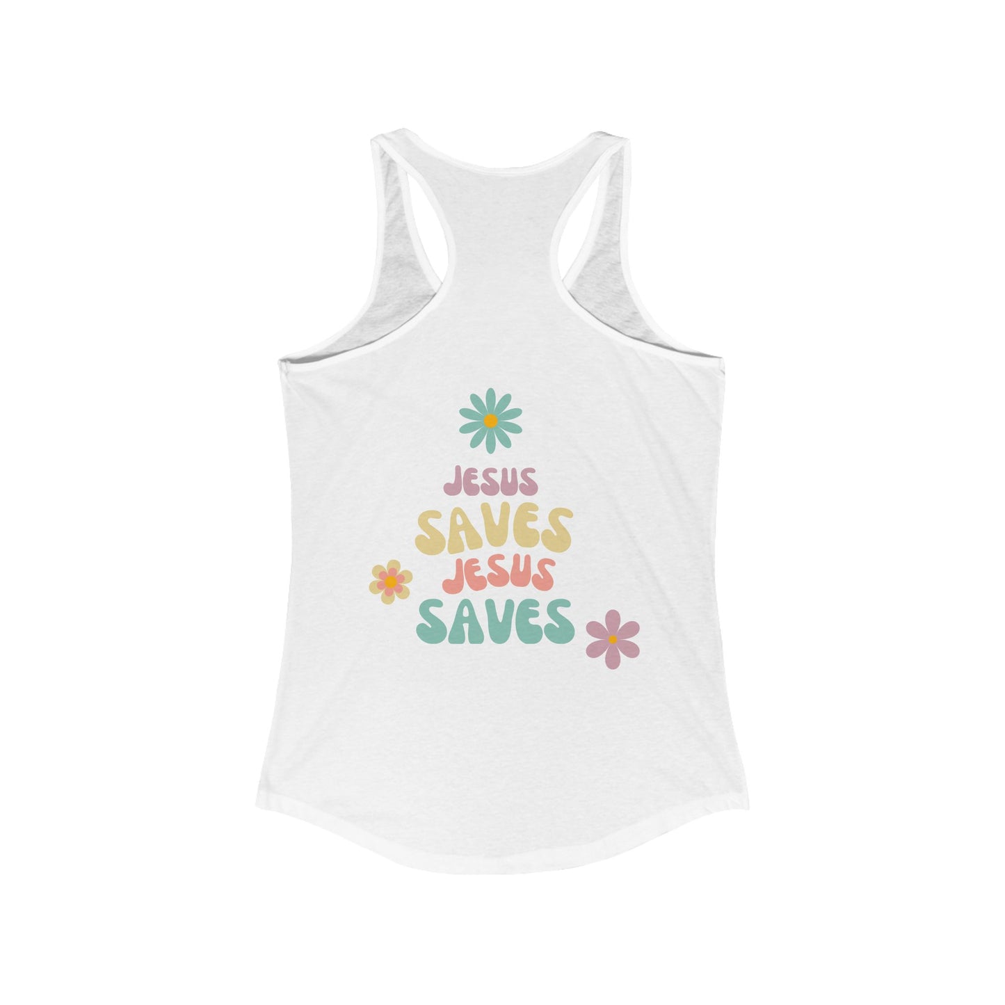 Jesus Saves Racerback