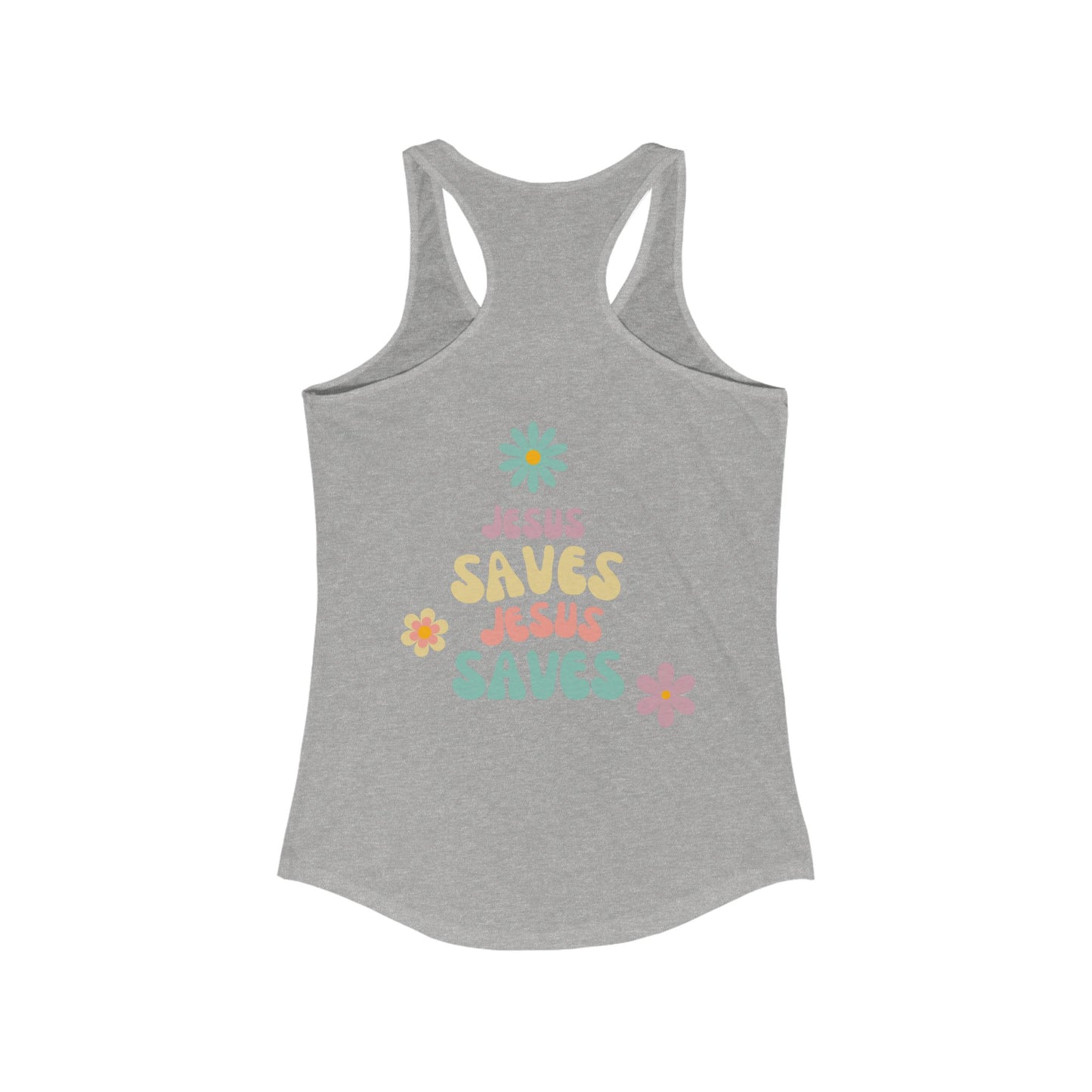 Jesus Saves Racerback