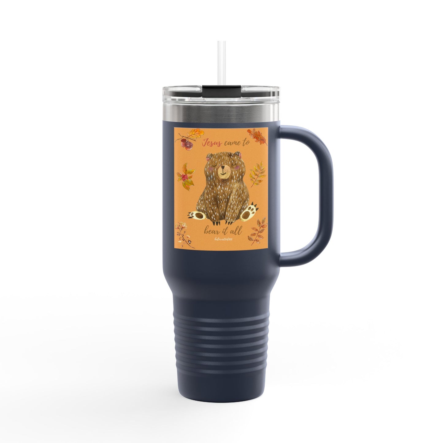 Insulated Travel Mug, 40oz  - Bear it all