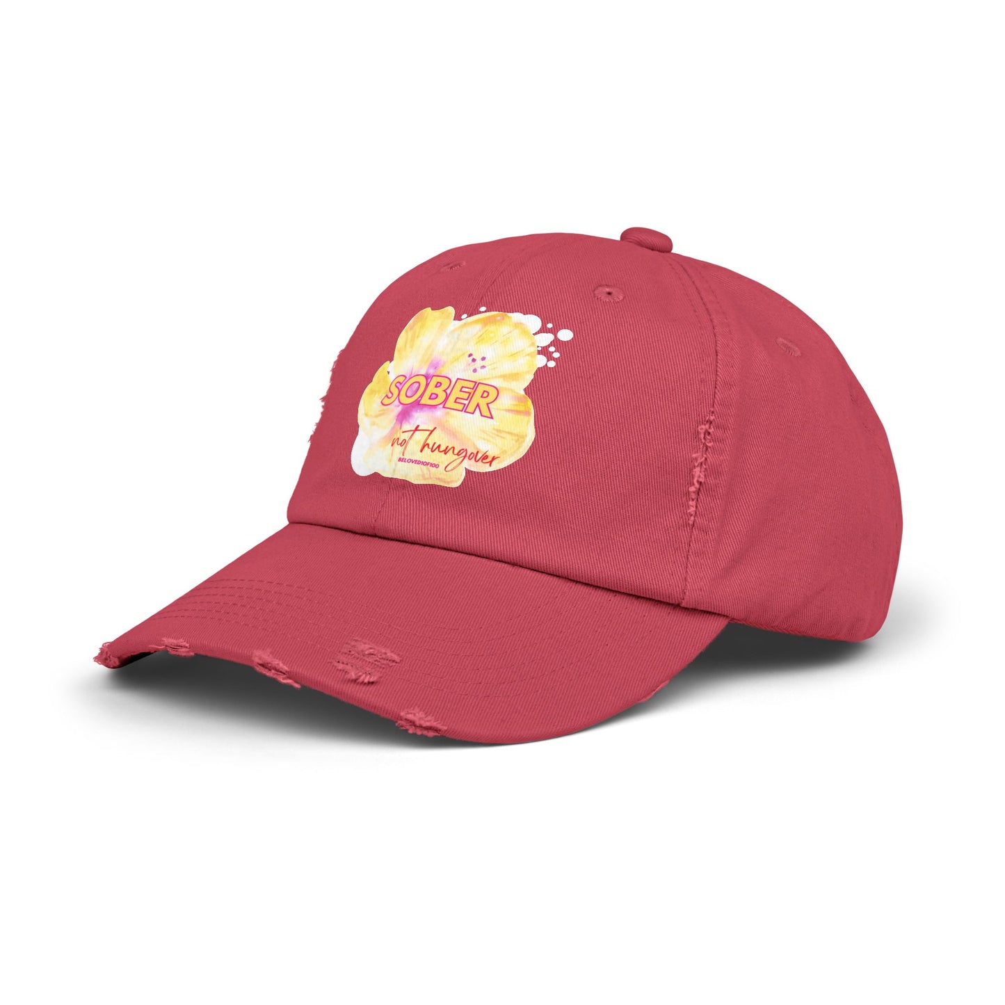 Distressed Cap - Sober not hungover