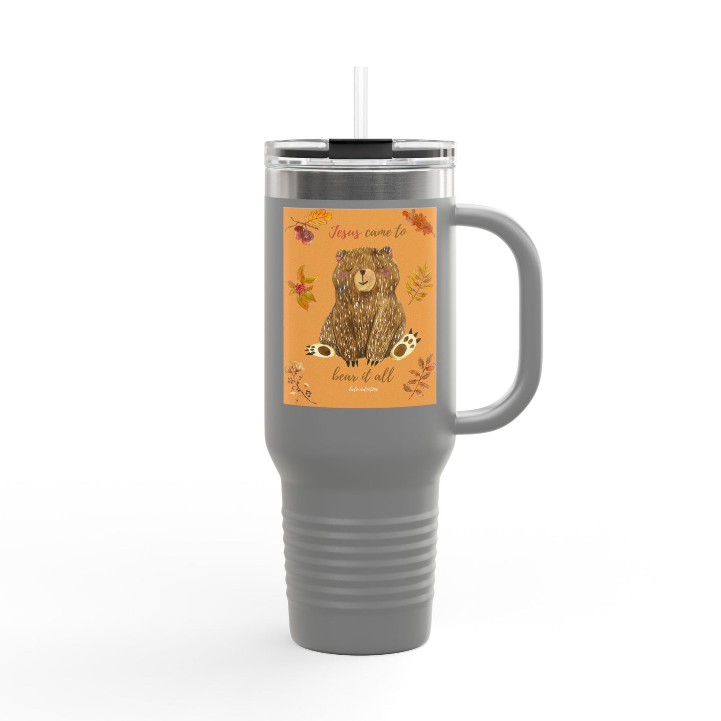 Insulated Travel Mug, 40oz  - Bear it all
