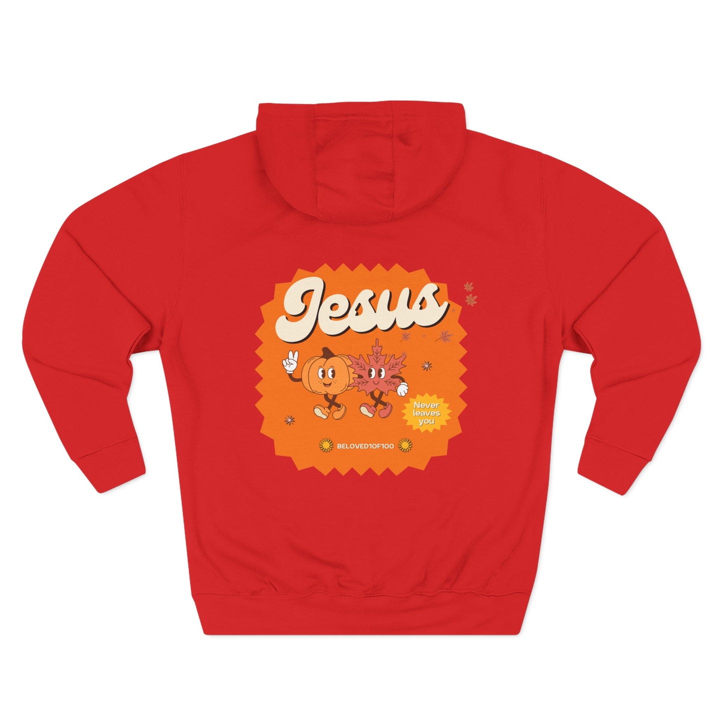 Hoodie - Jesus Never Leaves